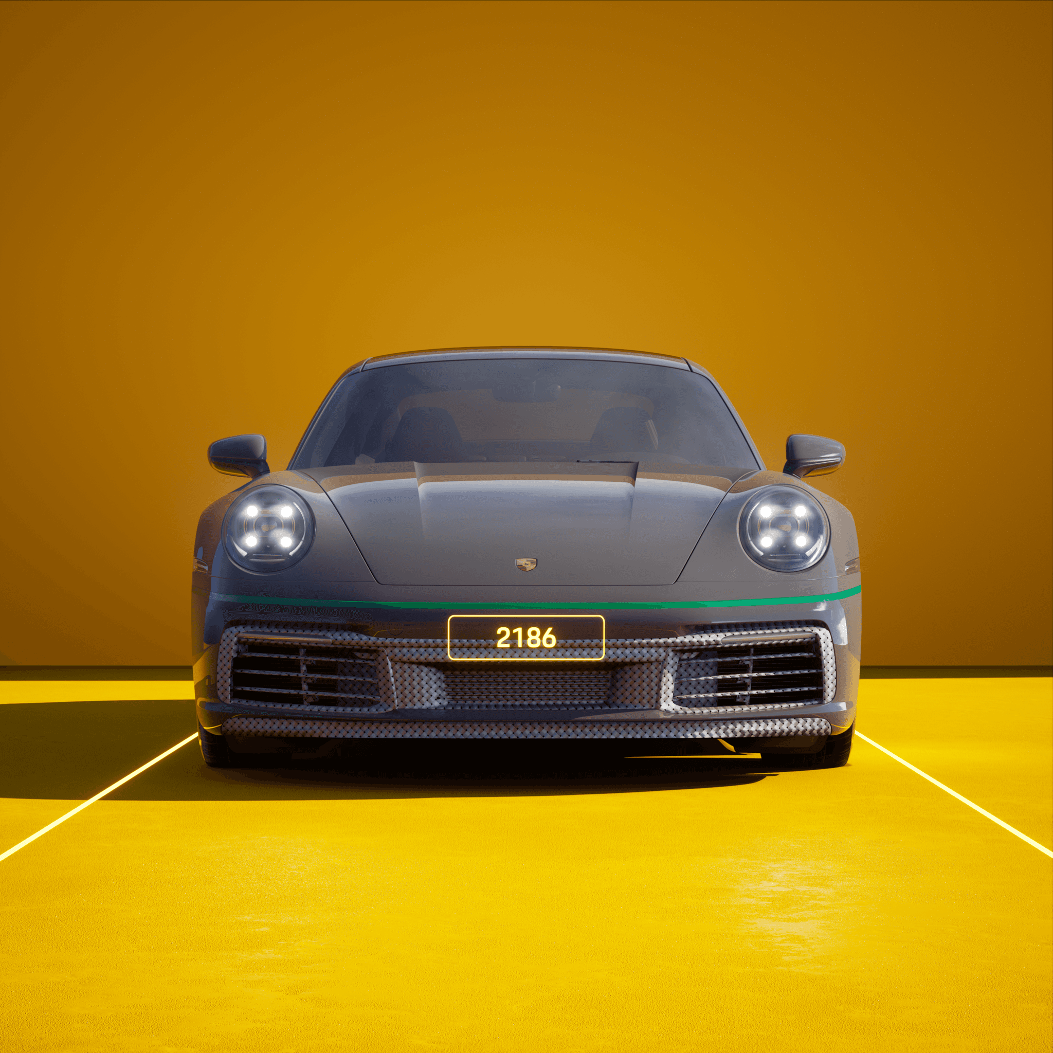 The PORSCHΞ 911 2186 image in phase