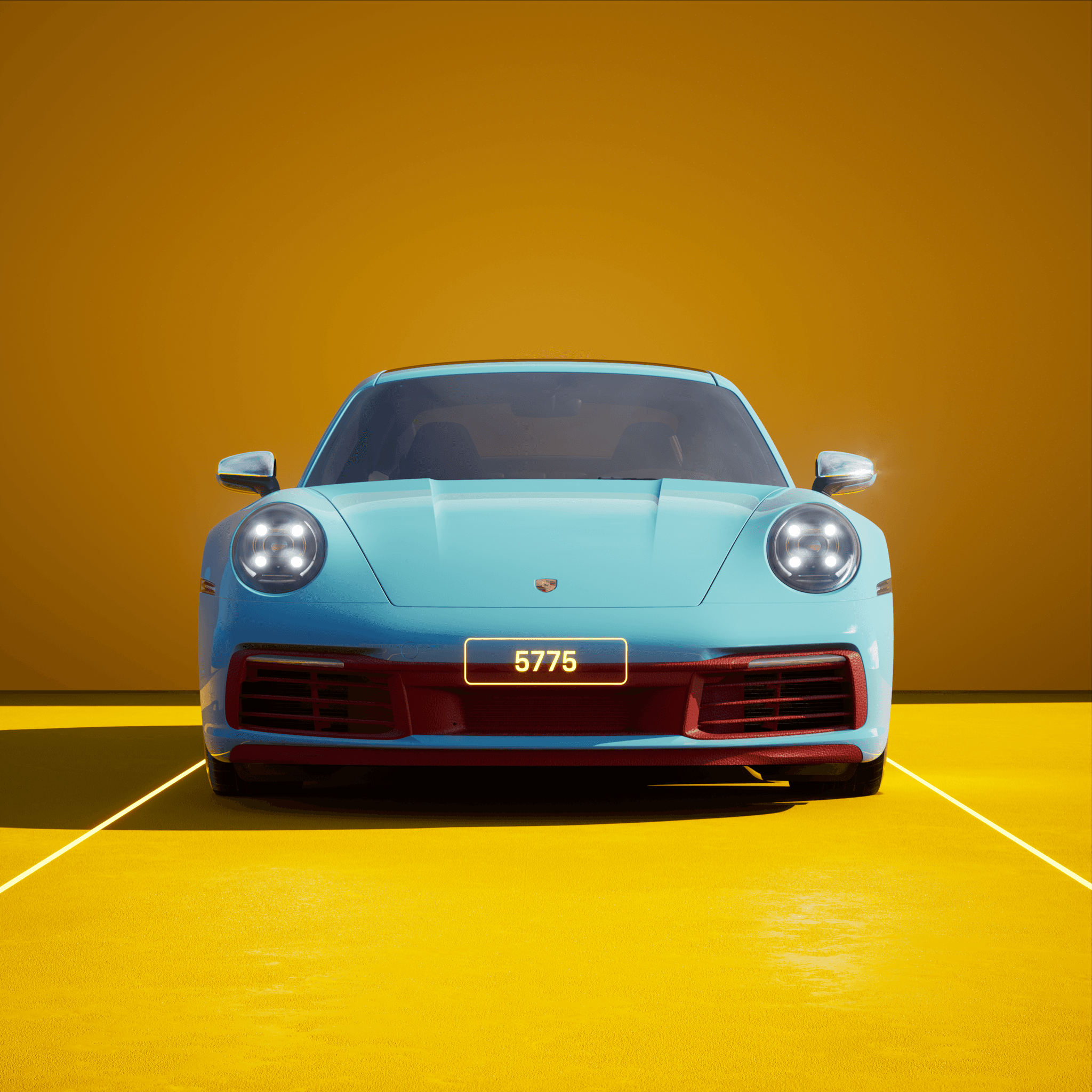 The PORSCHΞ 911 5775 image in phase