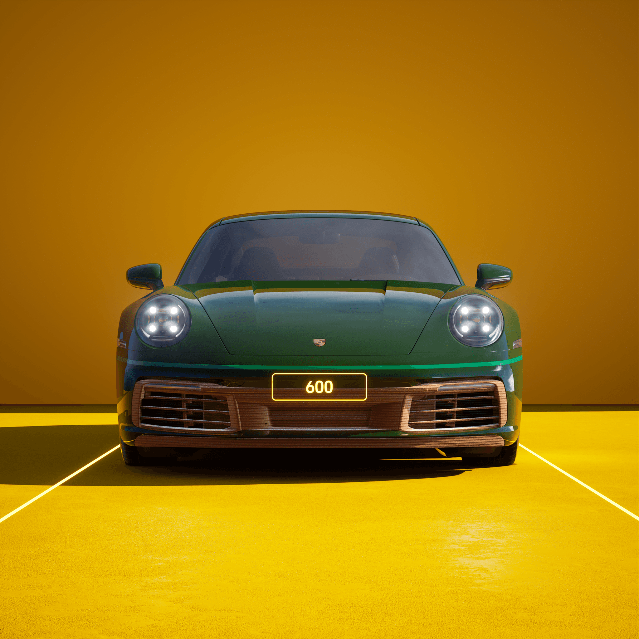 The PORSCHΞ 911 600 image in phase