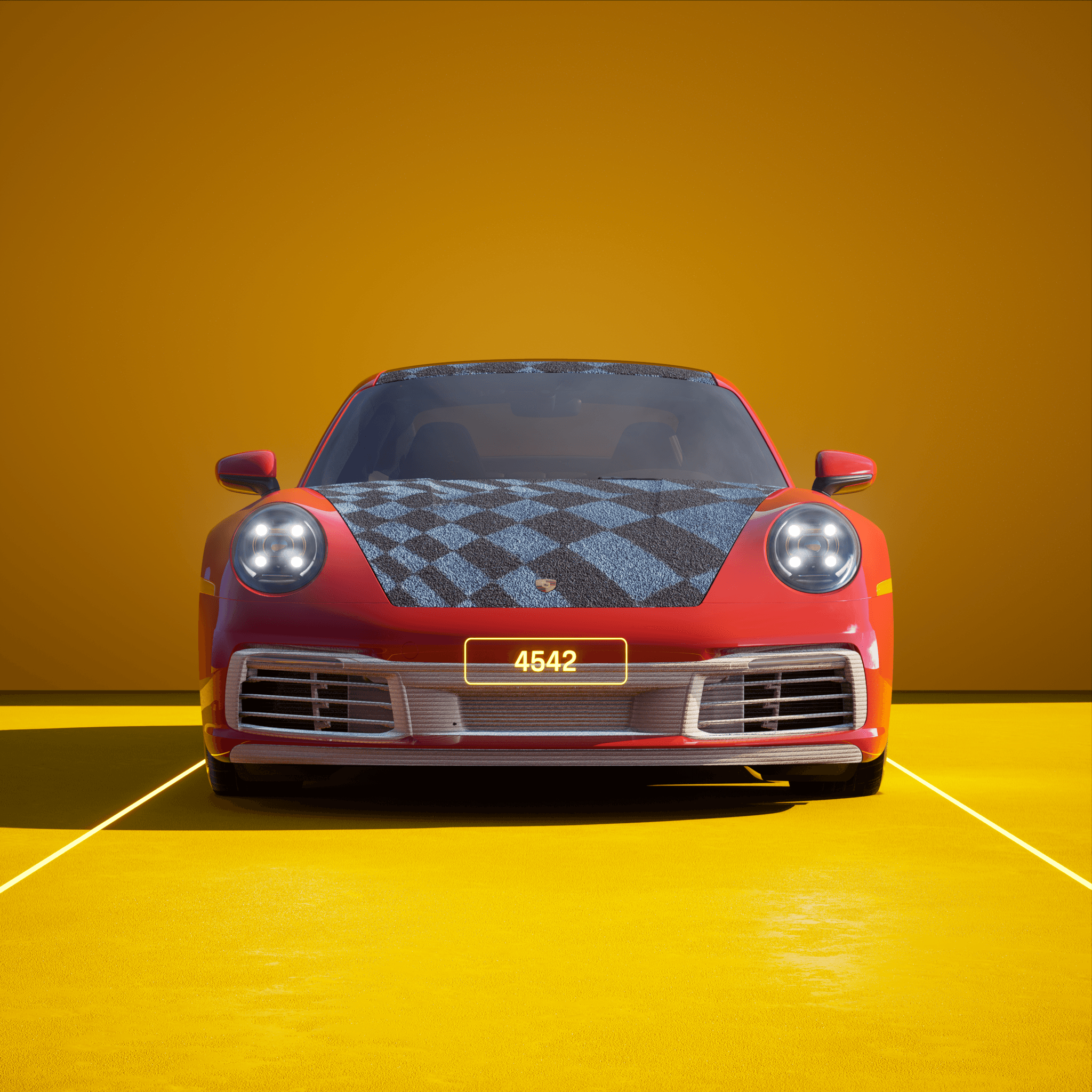 The PORSCHΞ 911 4542 image in phase
