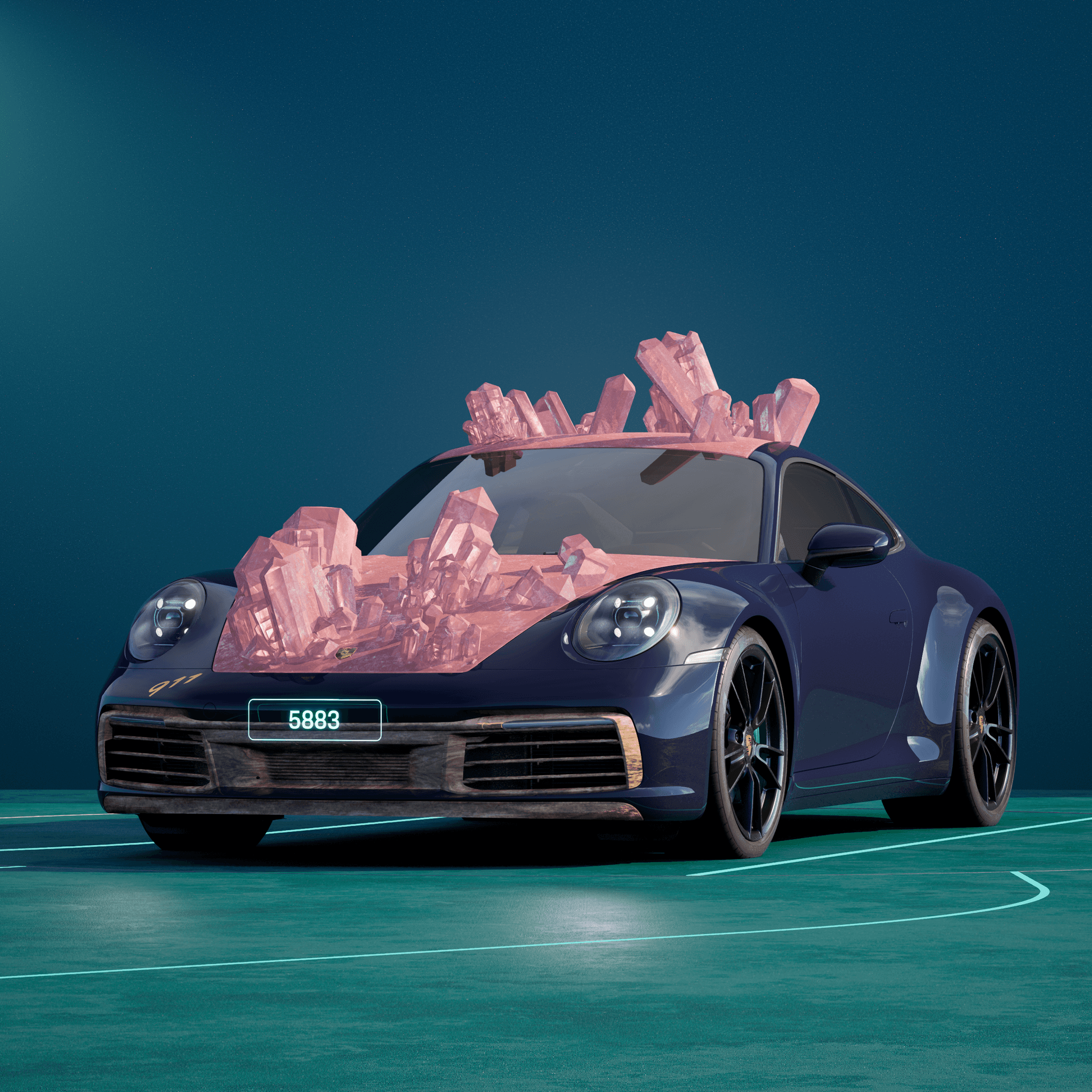 The PORSCHΞ 911 5883 image in phase