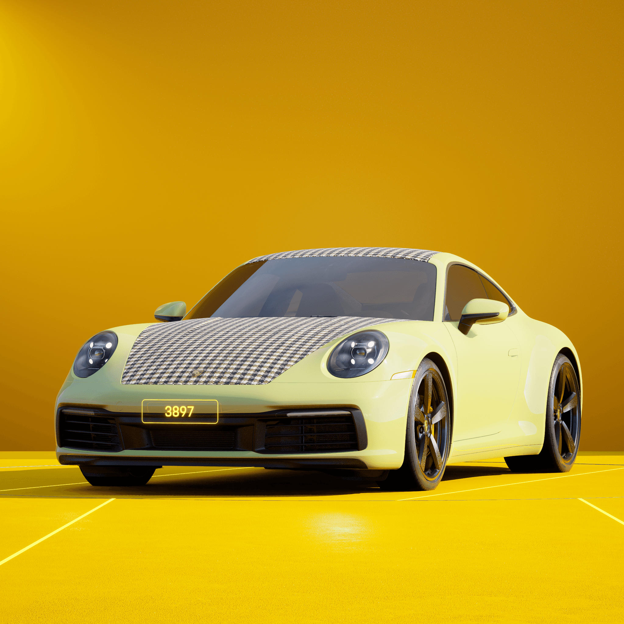 The PORSCHΞ 911 3897 image in phase