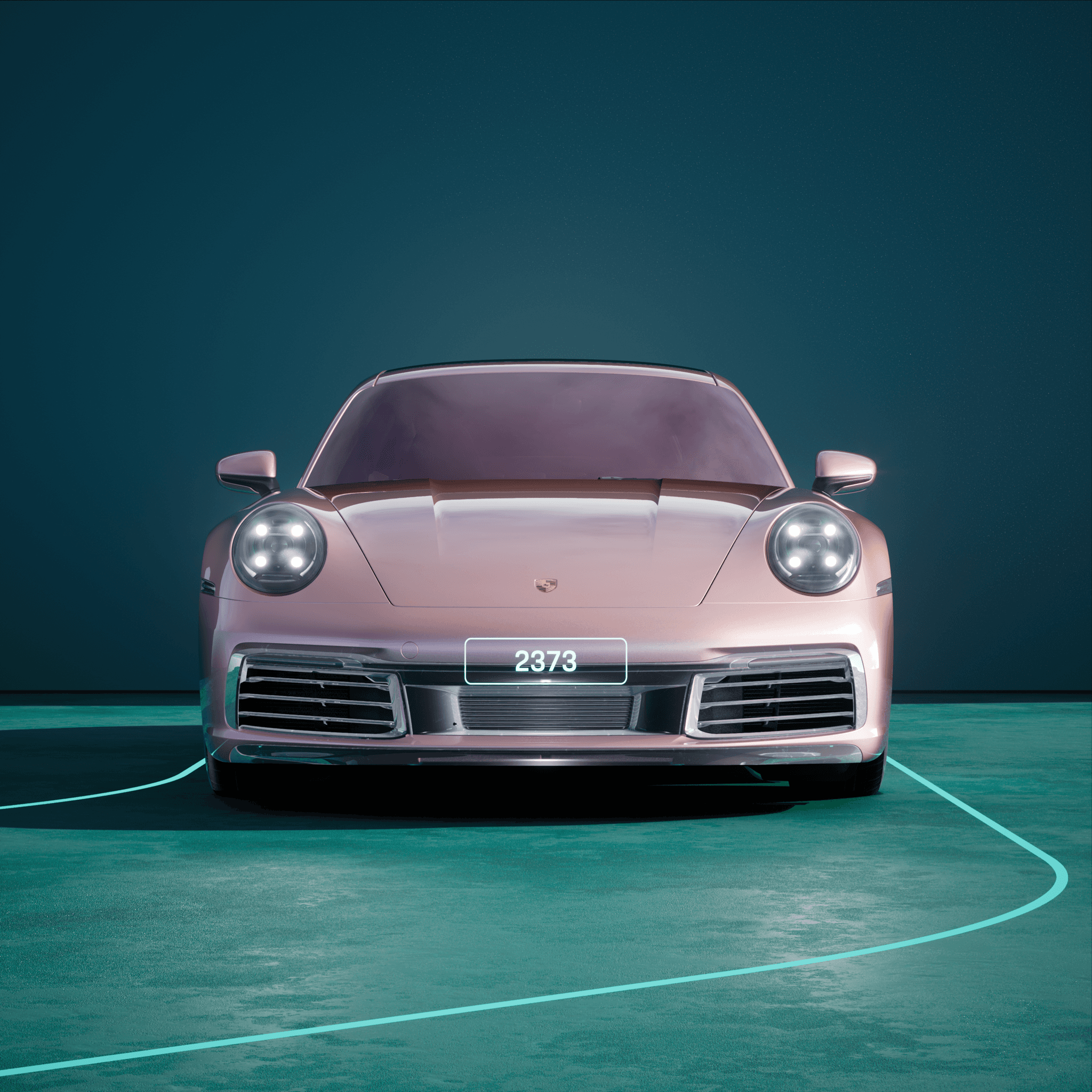 The PORSCHΞ 911 2373 image in phase