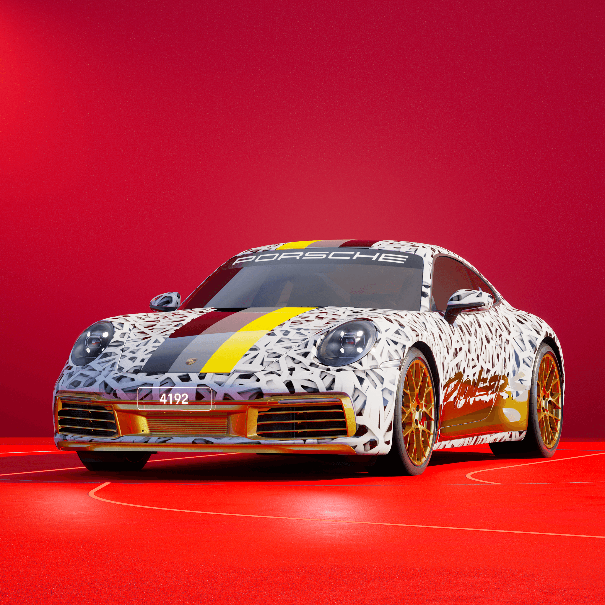 The PORSCHΞ 911 4192 image in phase