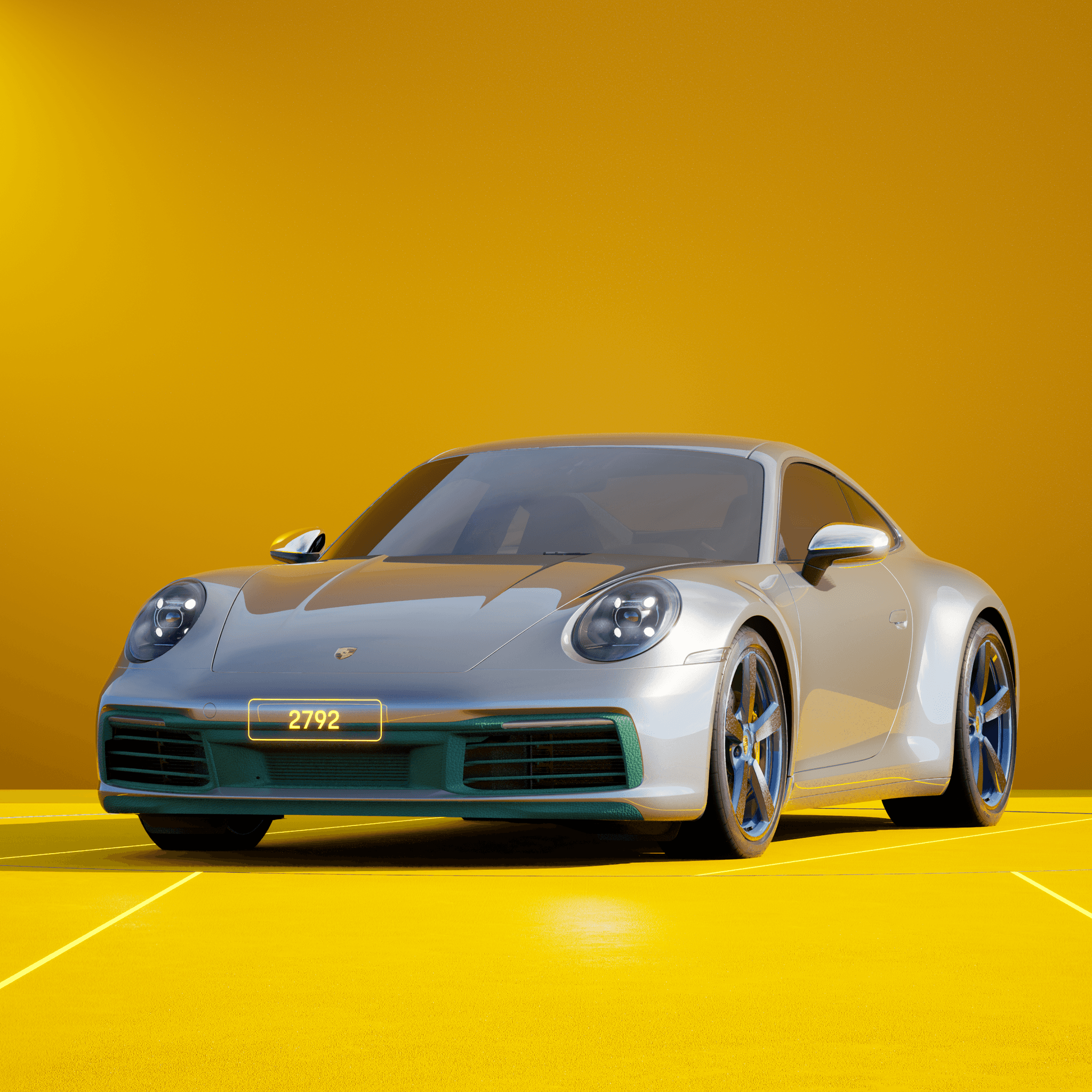 The PORSCHΞ 911 2792 image in phase