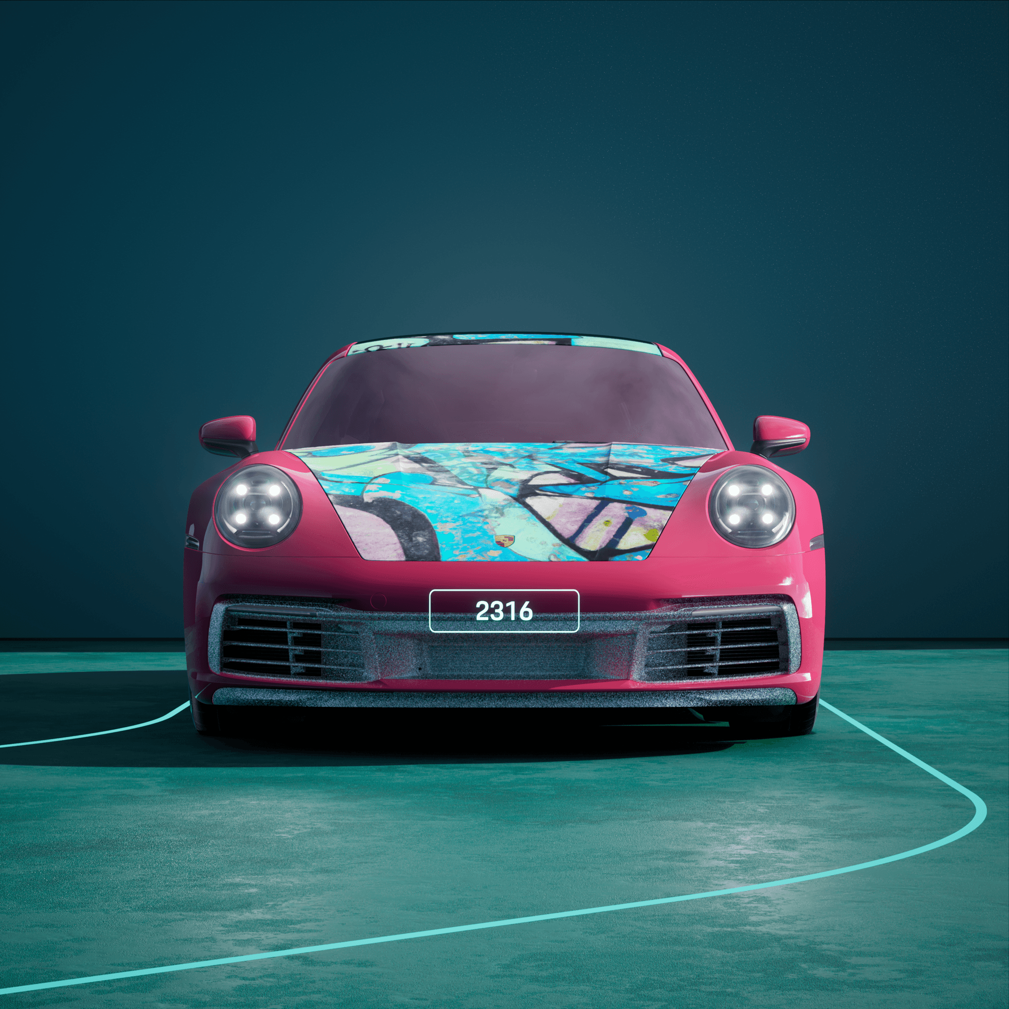 The PORSCHΞ 911 2316 image in phase