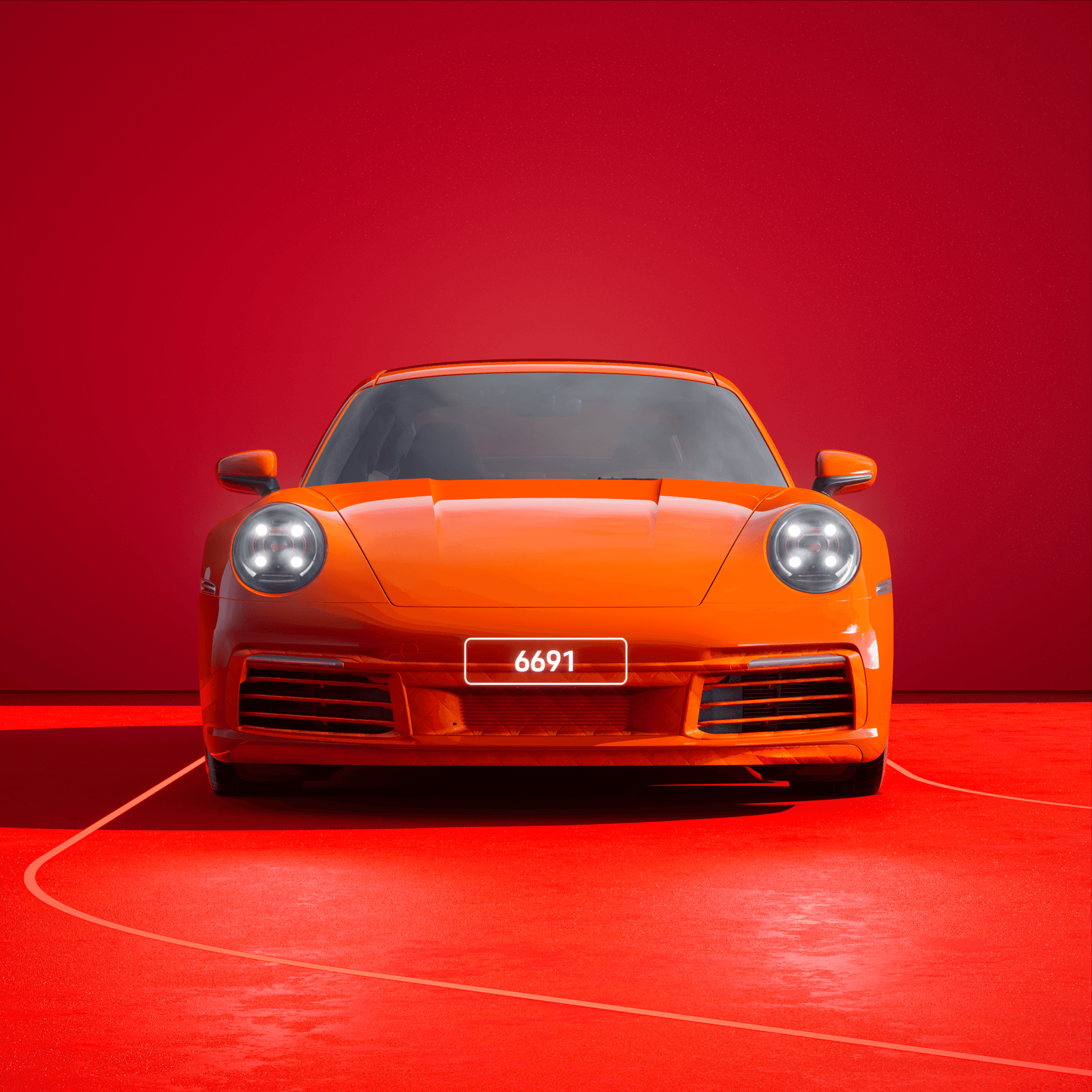 The PORSCHΞ 911 6691 image in phase