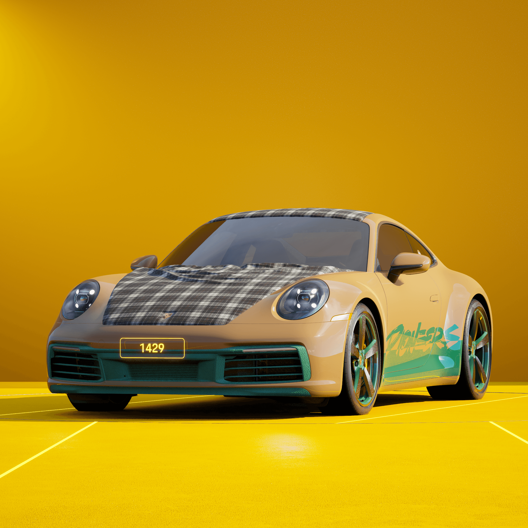 The PORSCHΞ 911 1429 image in phase