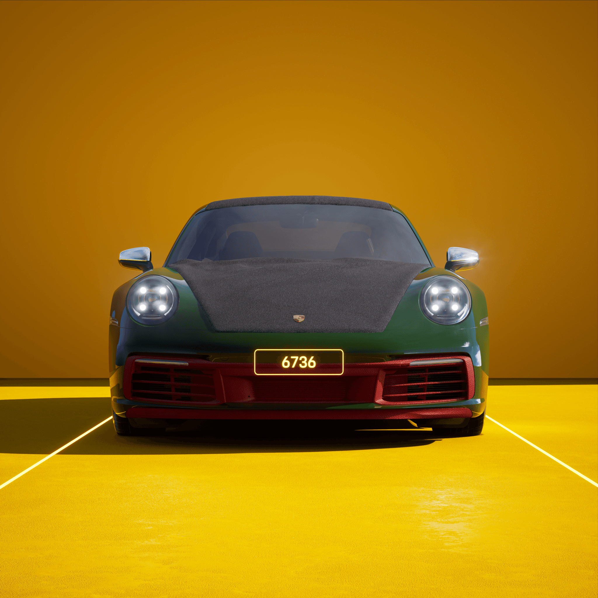 The PORSCHΞ 911 6736 image in phase