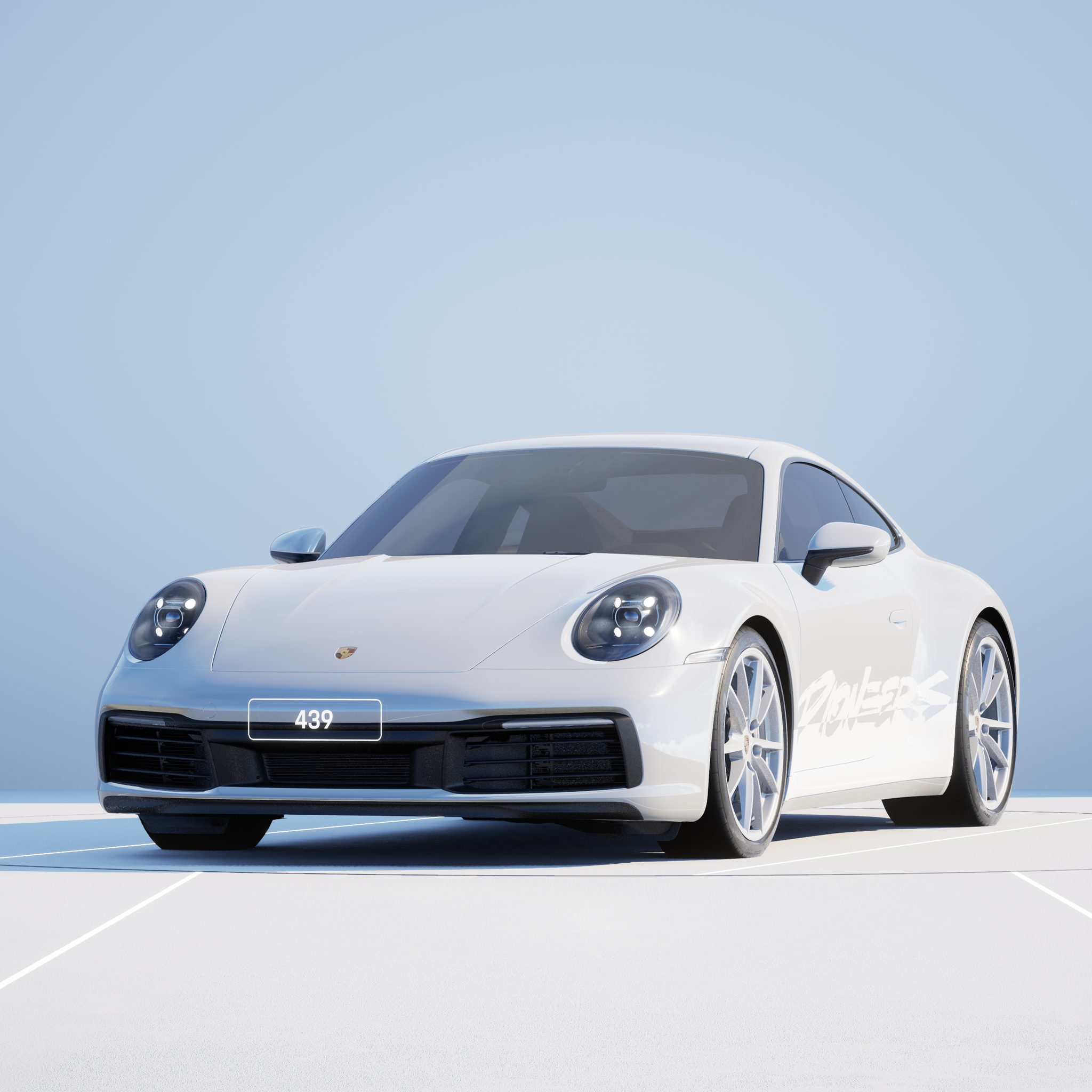 The PORSCHΞ 911 439 image in phase