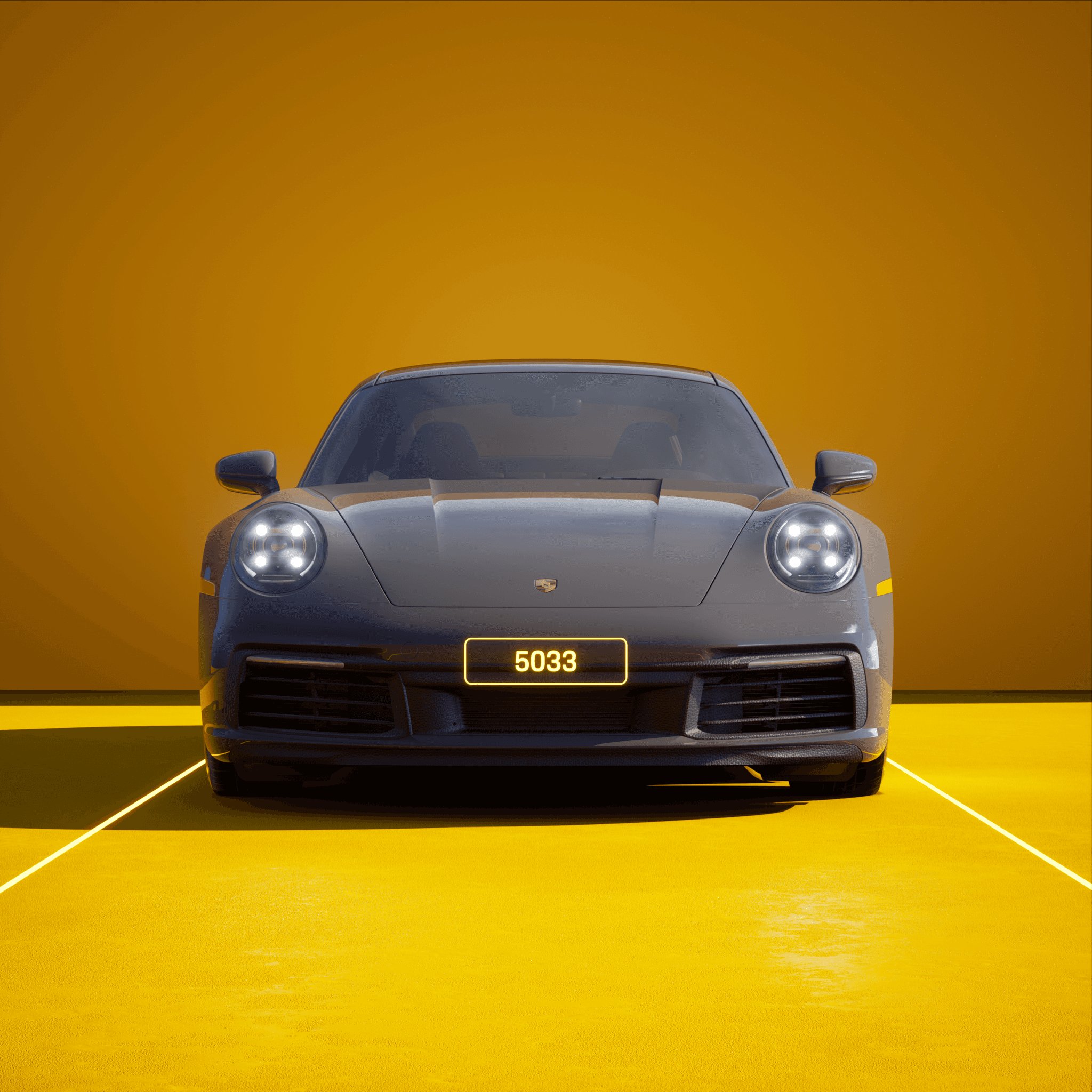The PORSCHΞ 911 5033 image in phase