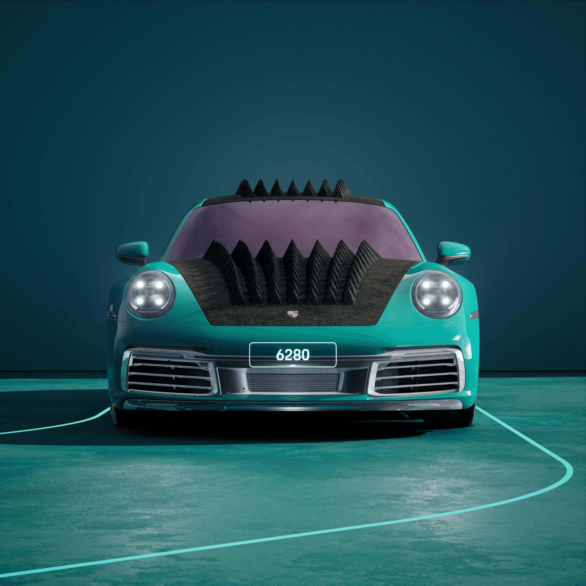 The PORSCHΞ 911 6280 image in phase