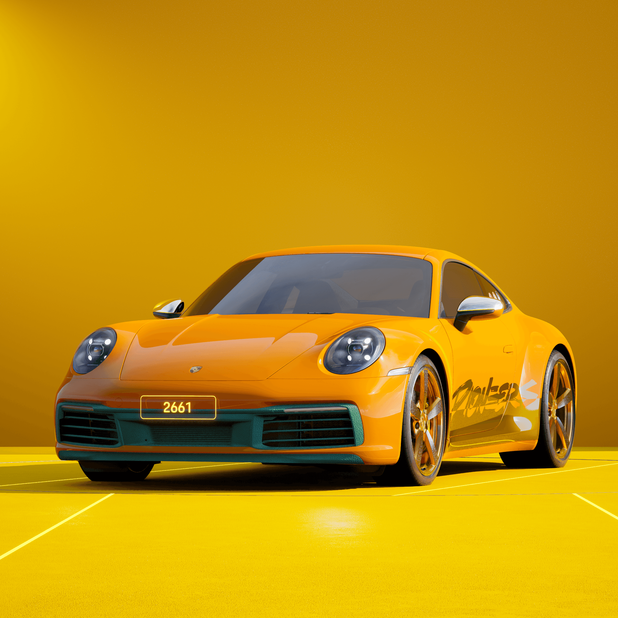 The PORSCHΞ 911 2661 image in phase