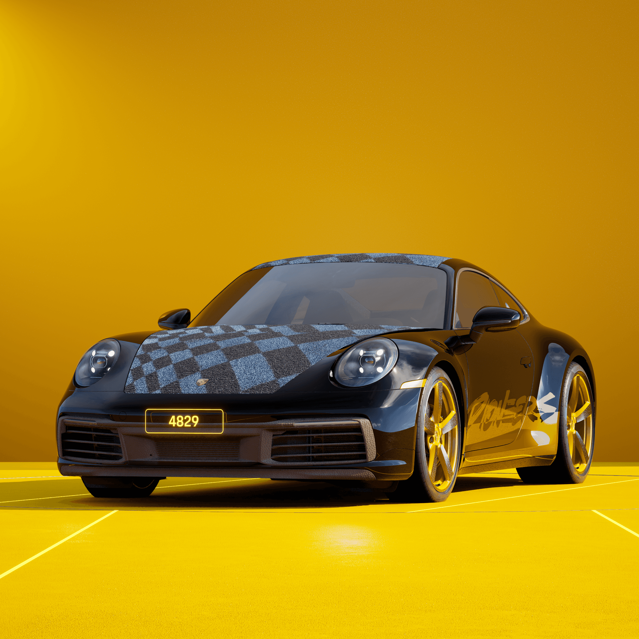 The PORSCHΞ 911 4829 image in phase
