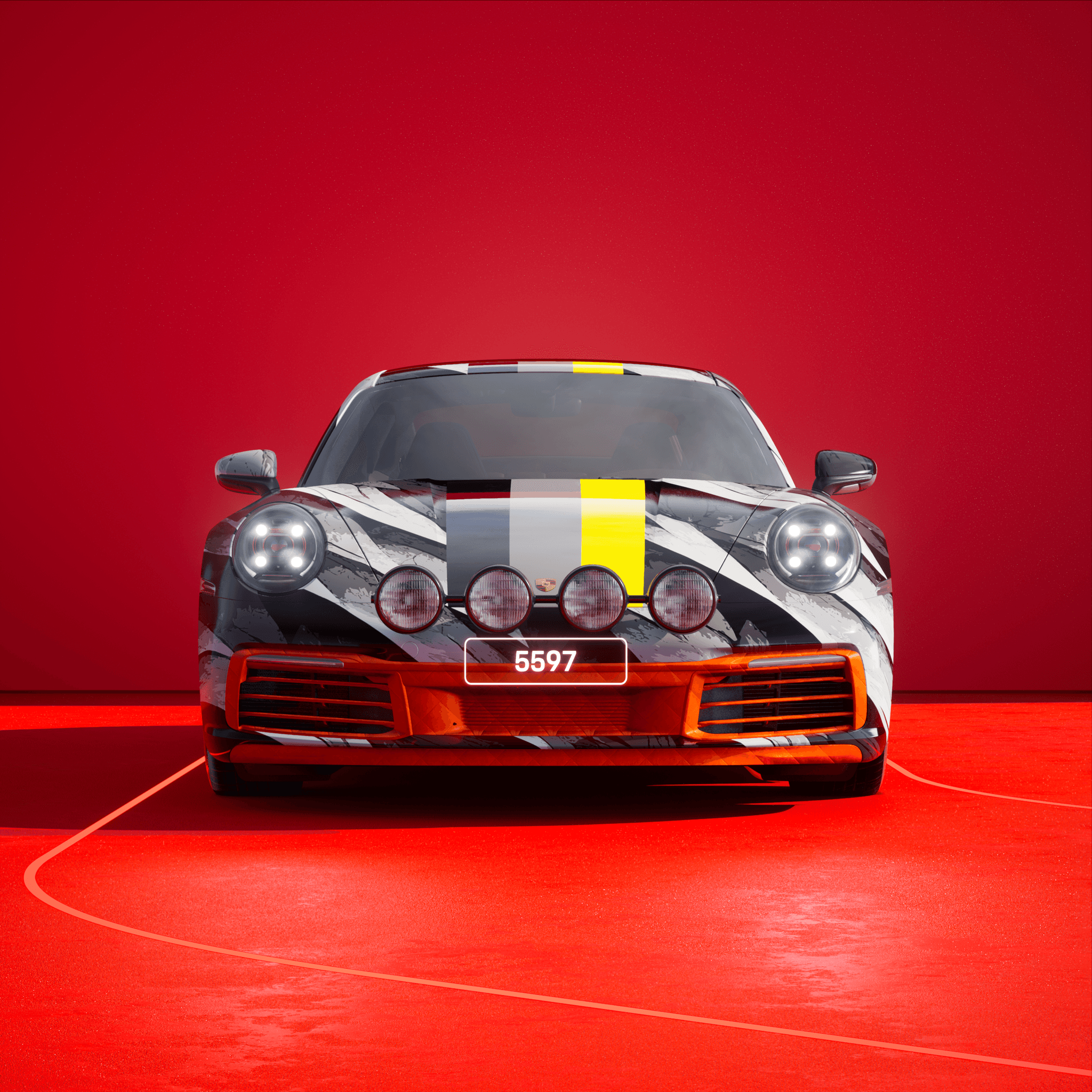 The PORSCHΞ 911 5597 image in phase