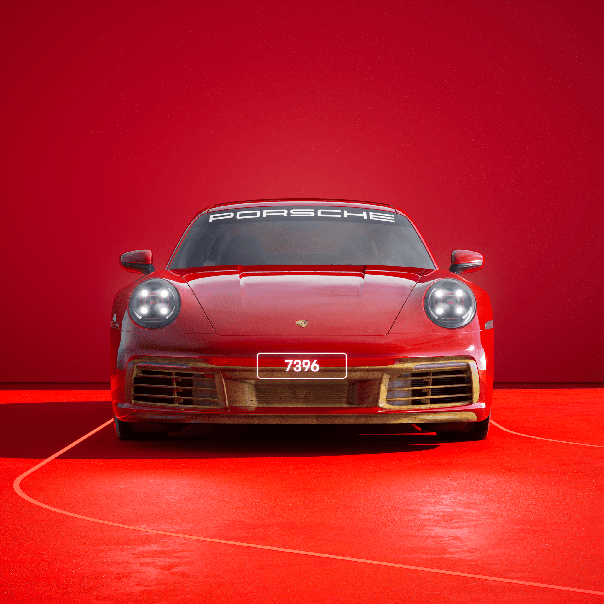 The PORSCHΞ 911 7396 image in phase