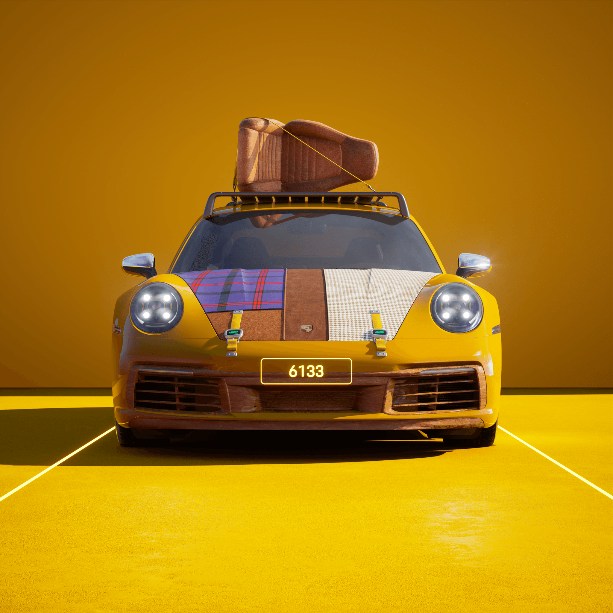 The PORSCHΞ 911 6133 image in phase