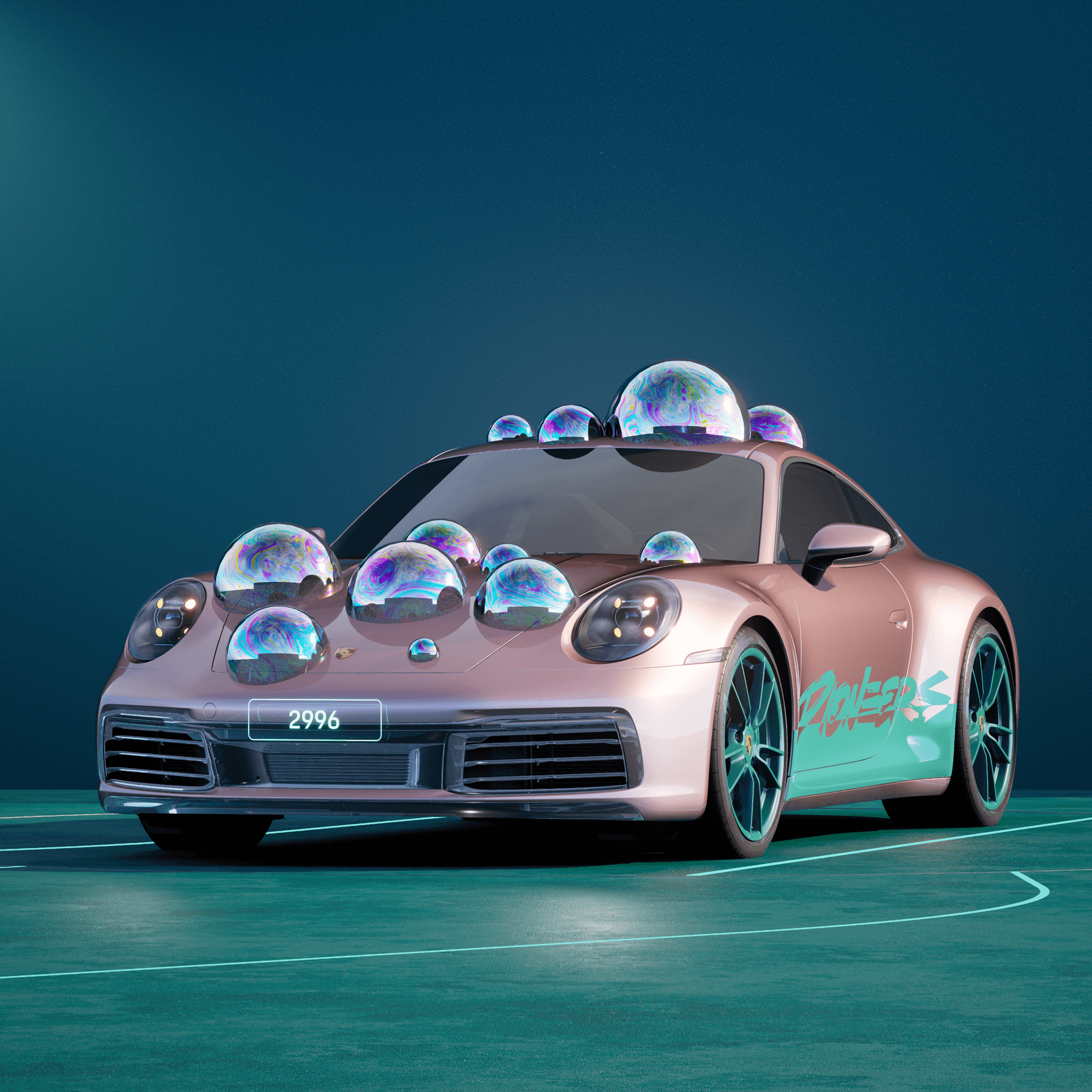 The PORSCHΞ 911 2996 image in phase