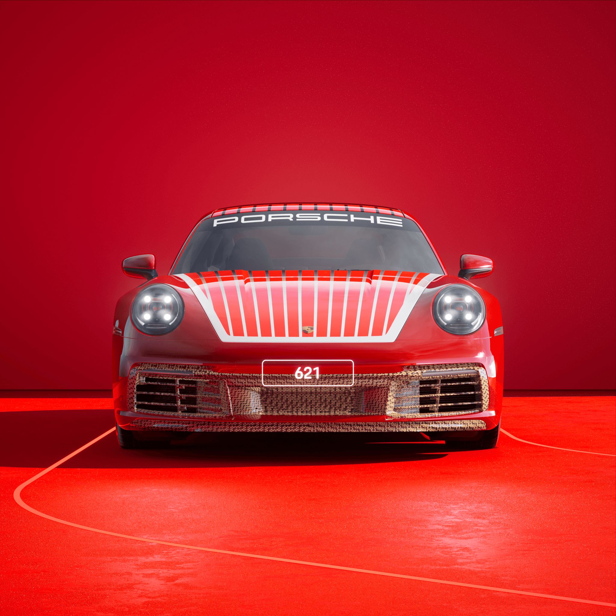 The PORSCHΞ 911 621 image in phase
