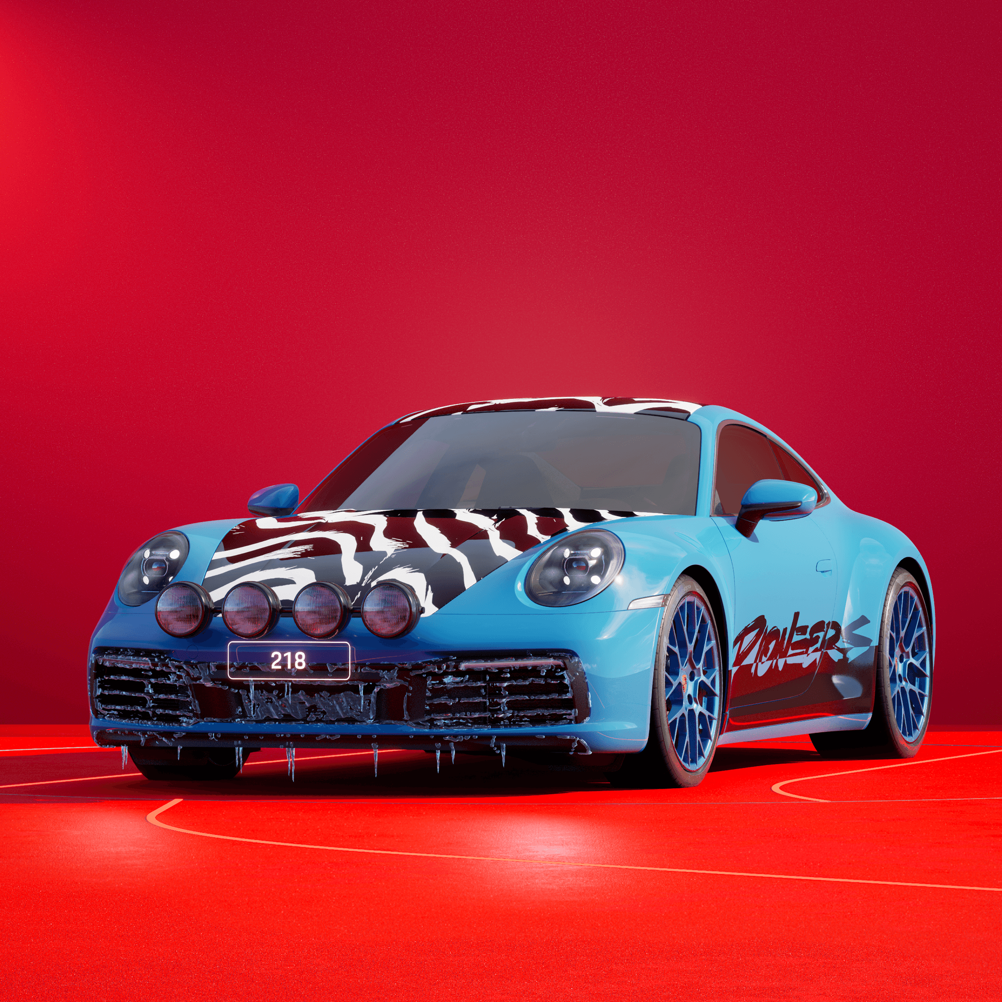 The PORSCHΞ 911 218 image in phase