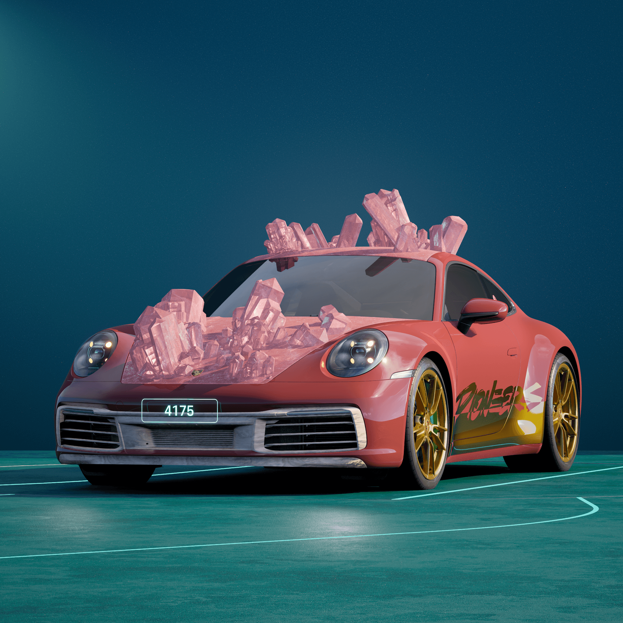 The PORSCHΞ 911 4175 image in phase