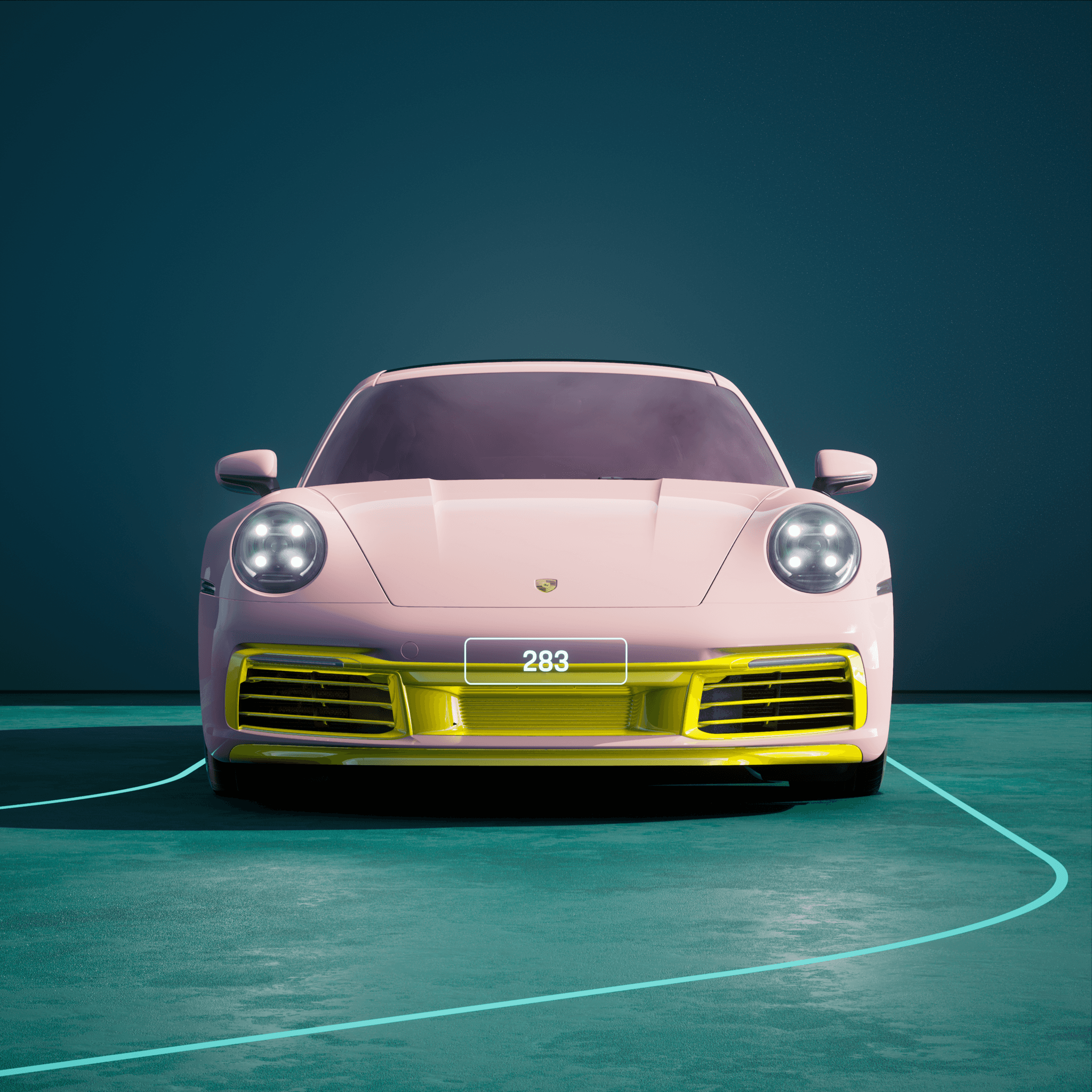 The PORSCHΞ 911 283 image in phase