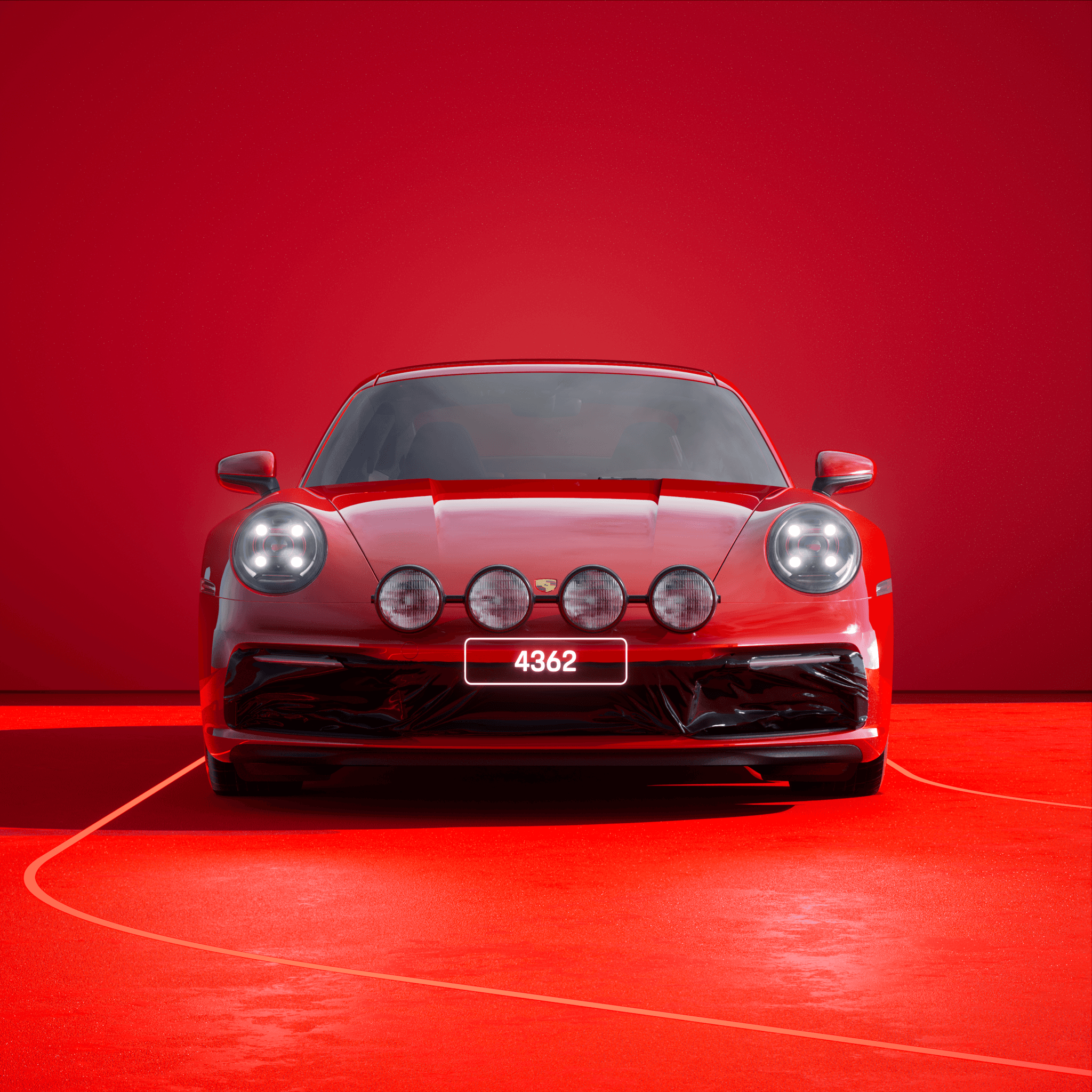 The PORSCHΞ 911 4362 image in phase