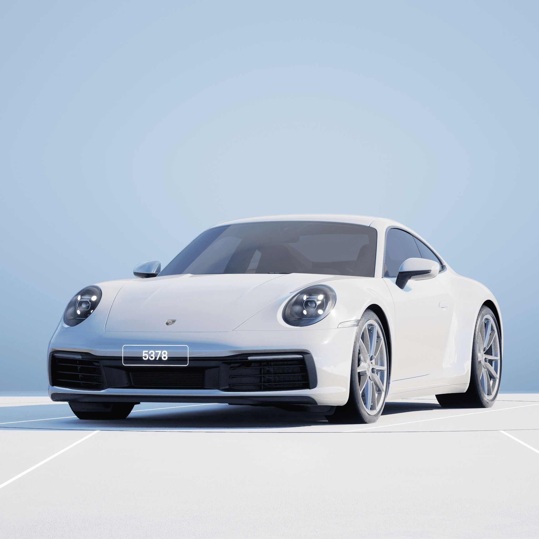 The PORSCHΞ 911 5378 image in phase