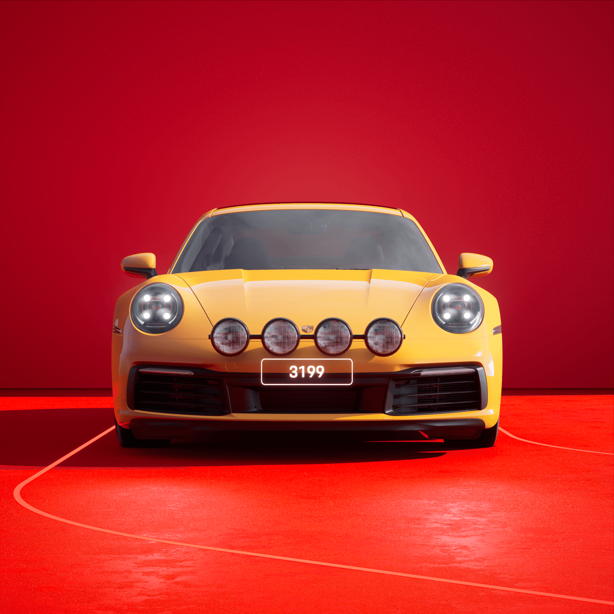The PORSCHΞ 911 3199 image in phase