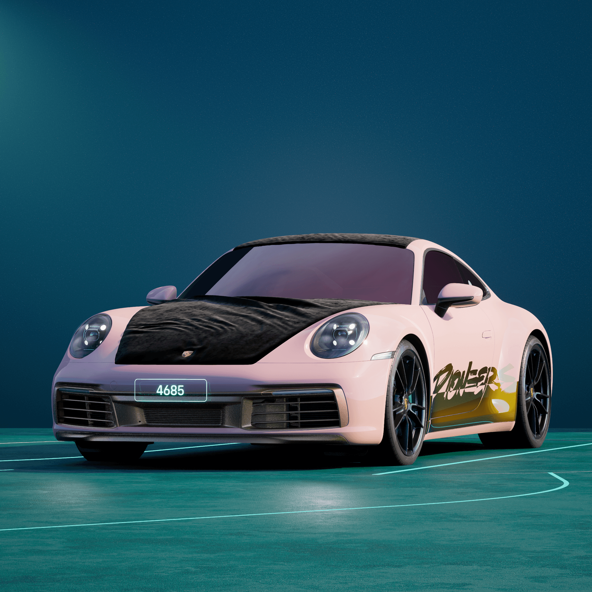 The PORSCHΞ 911 4685 image in phase