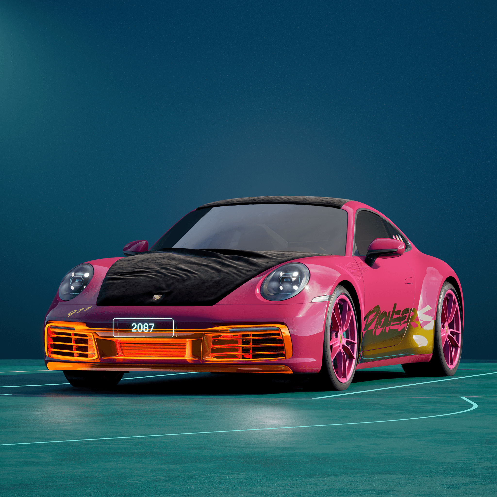The PORSCHΞ 911 2087 image in phase