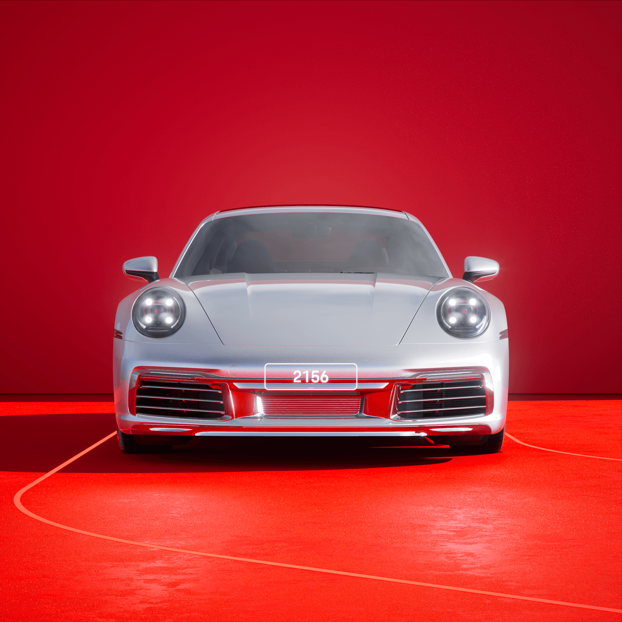 The PORSCHΞ 911 2156 image in phase