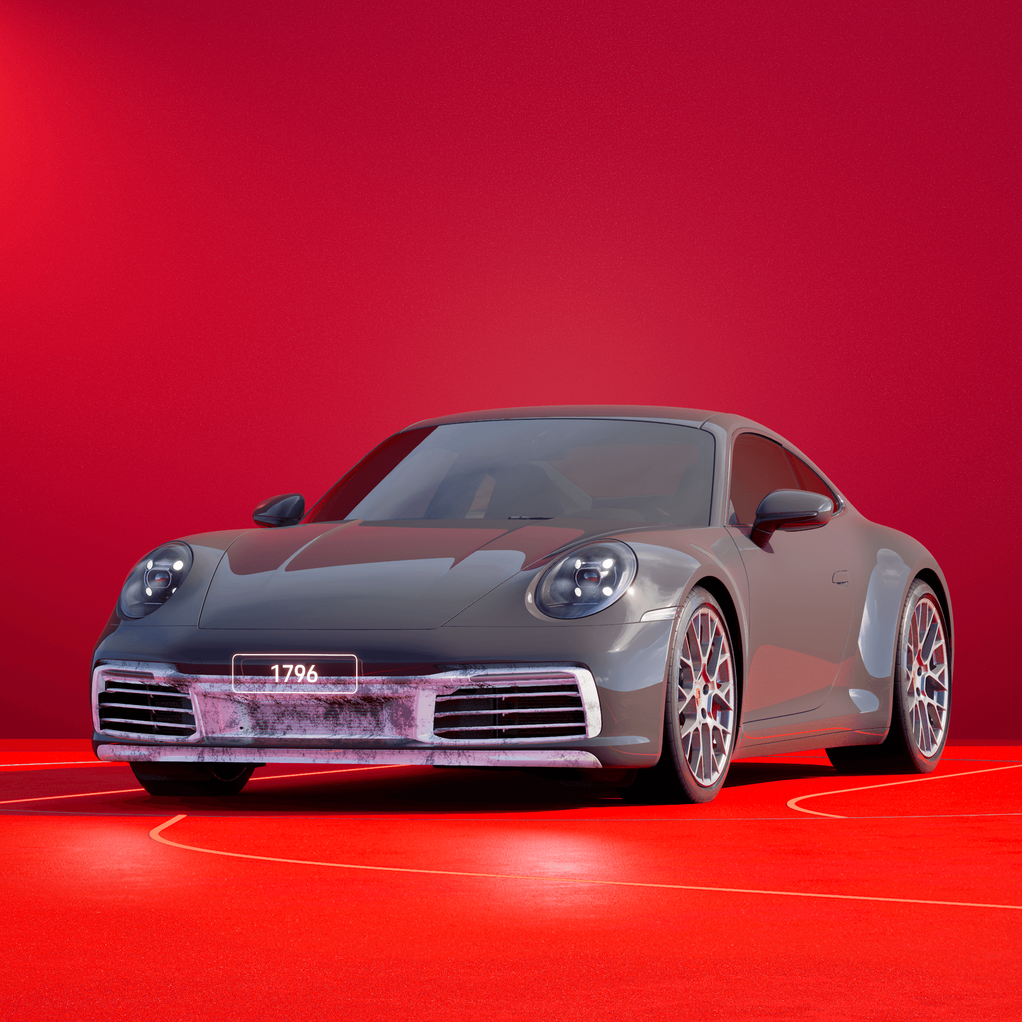The PORSCHΞ 911 1796 image in phase