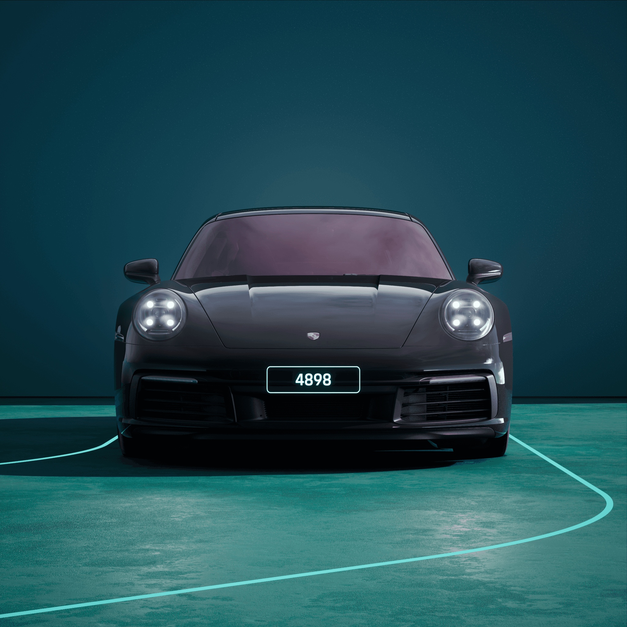 The PORSCHΞ 911 4898 image in phase