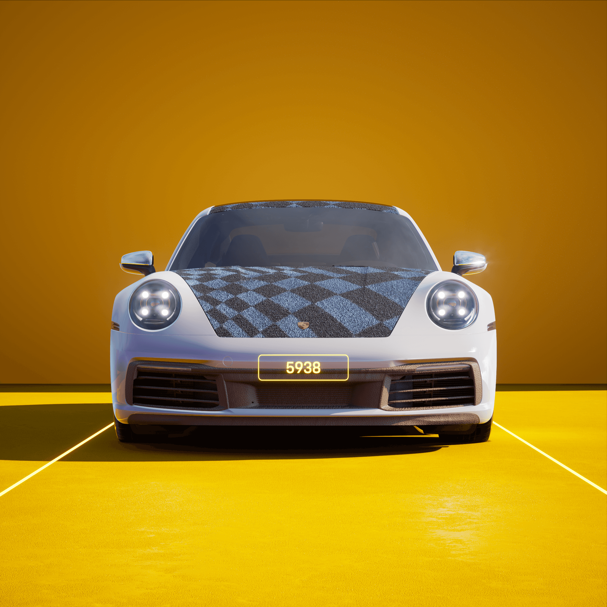 The PORSCHΞ 911 5938 image in phase