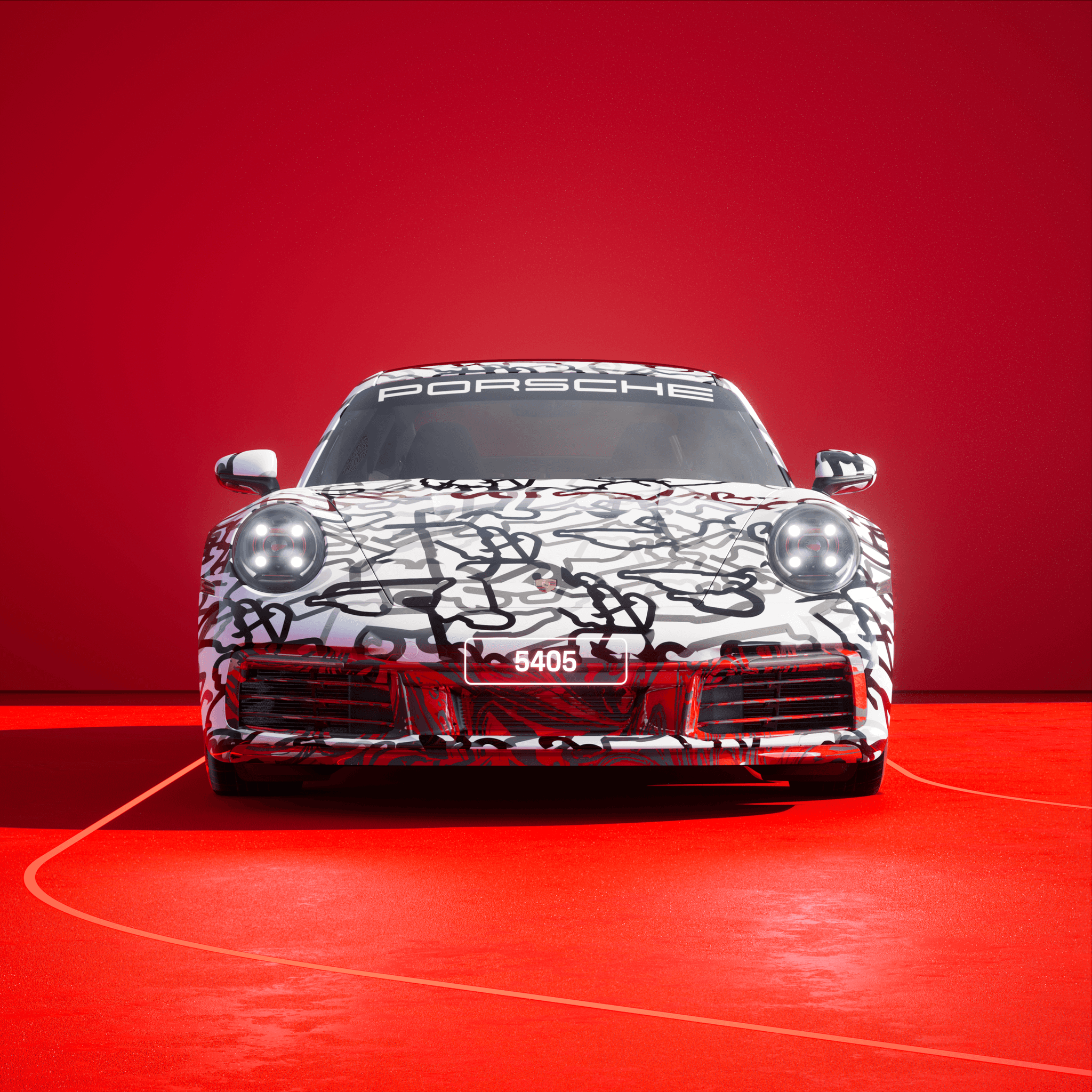 The PORSCHΞ 911 5405 image in phase