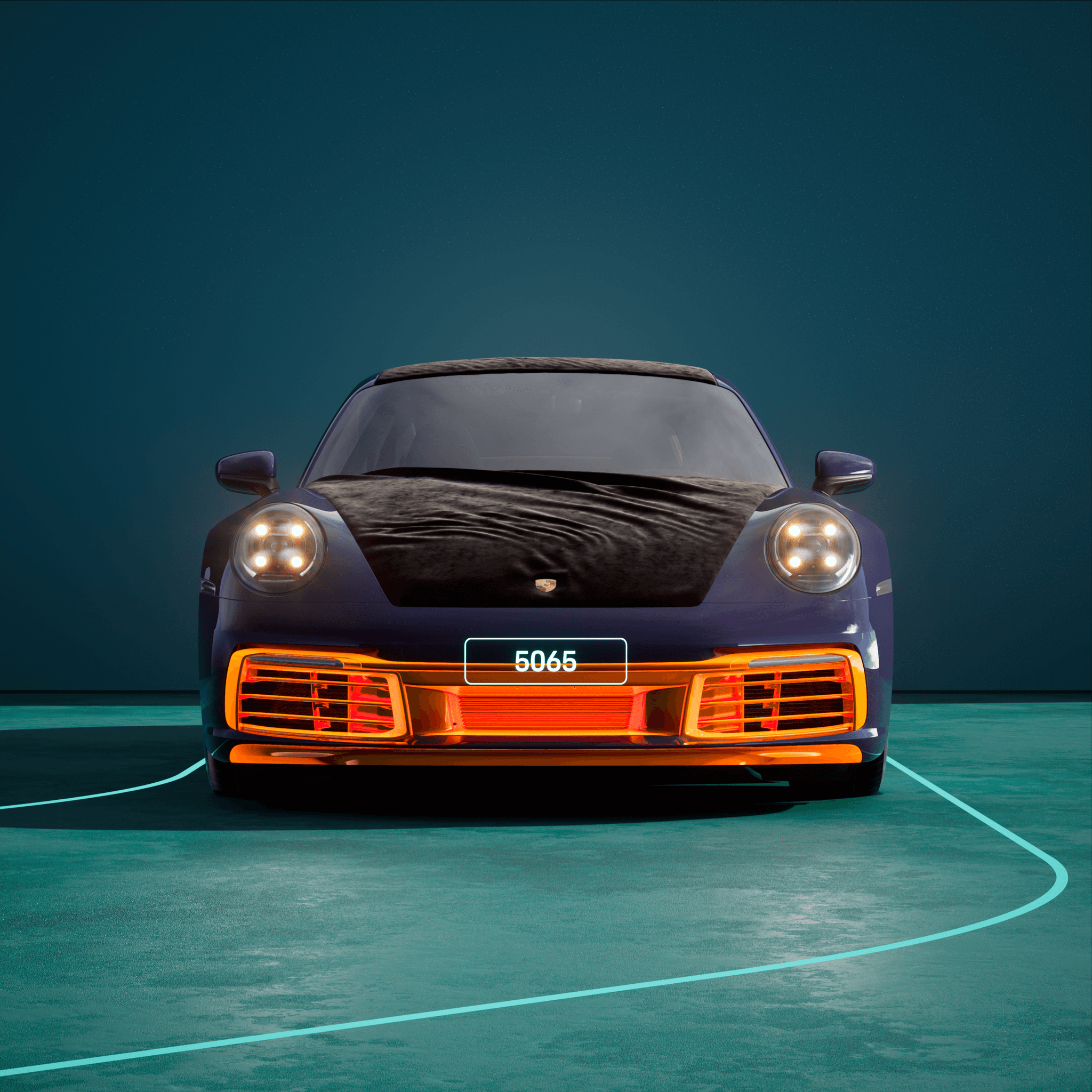 The PORSCHΞ 911 5065 image in phase
