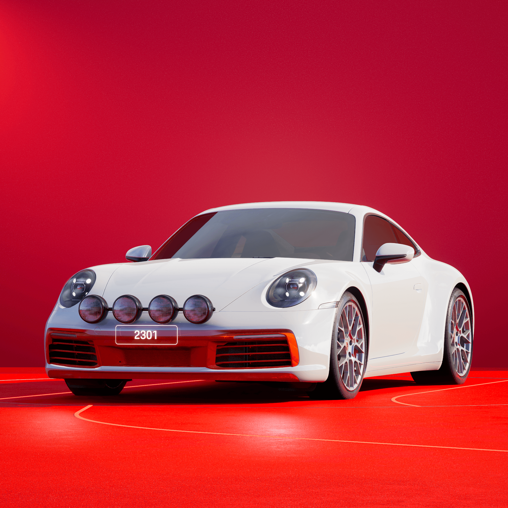 The PORSCHΞ 911 2301 image in phase
