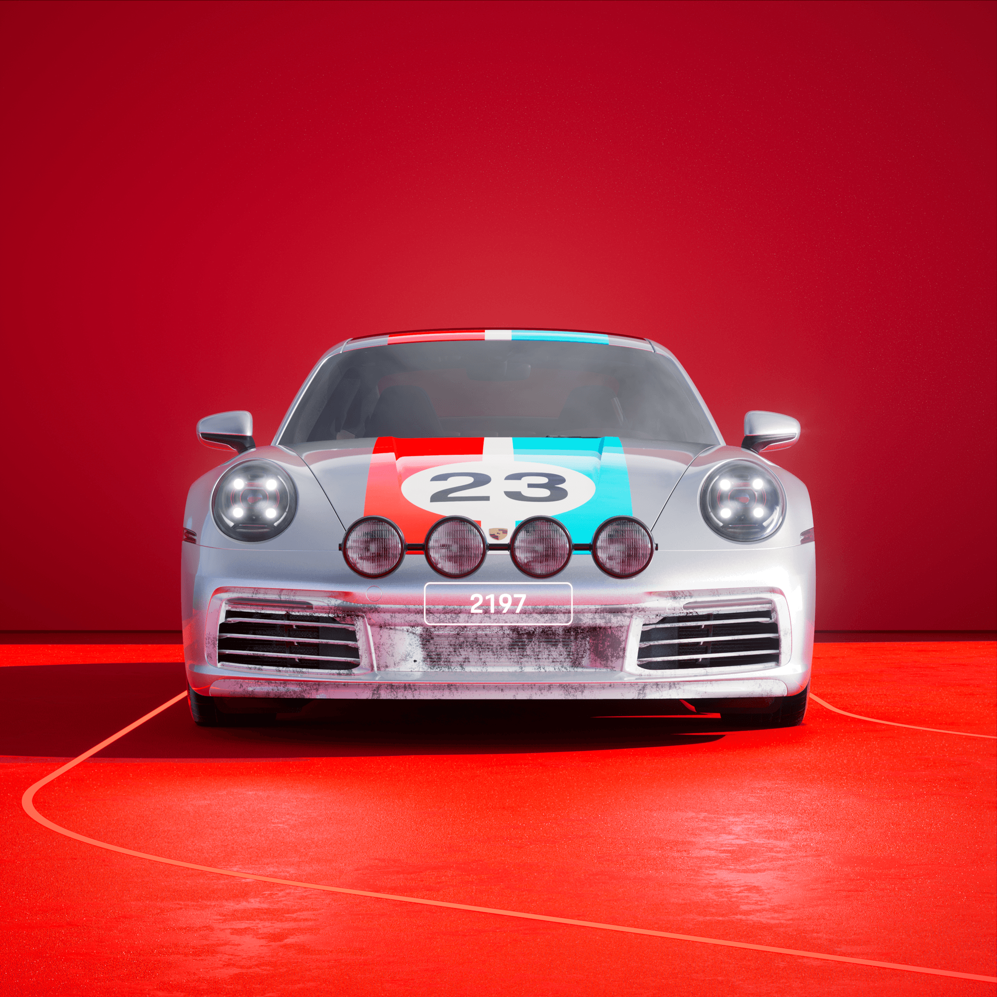 The PORSCHΞ 911 2197 image in phase