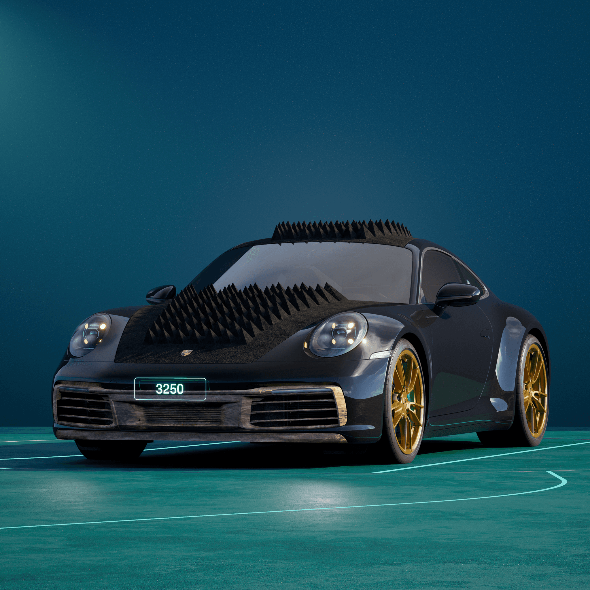 The PORSCHΞ 911 3250 image in phase