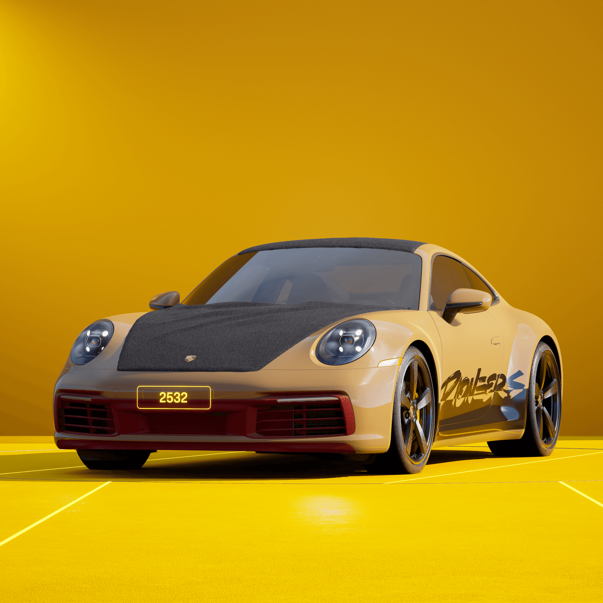 The PORSCHΞ 911 2532 image in phase