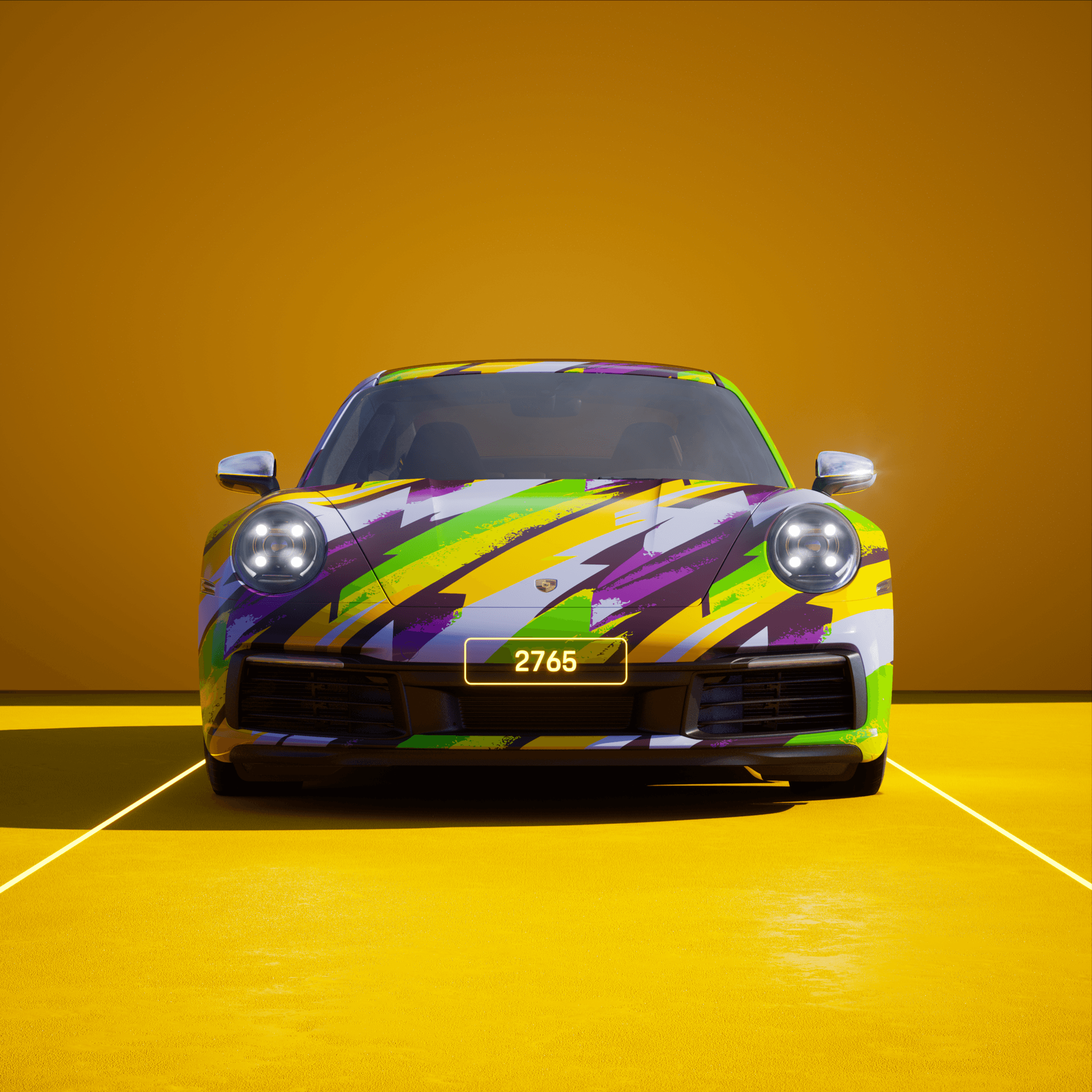 The PORSCHΞ 911 2765 image in phase
