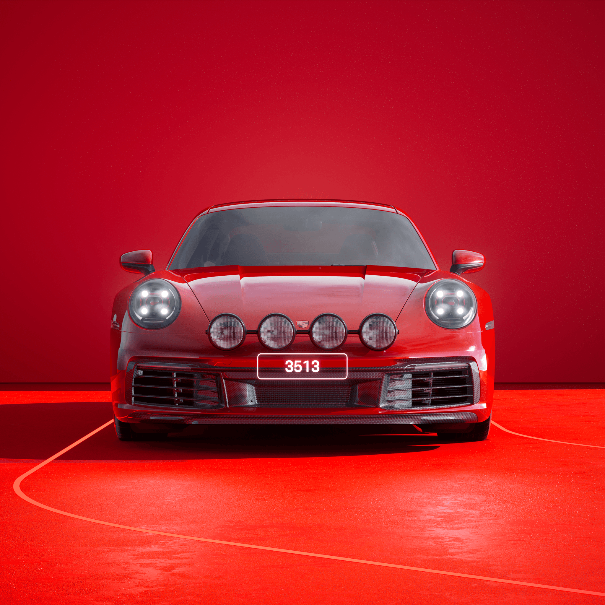 The PORSCHΞ 911 3513 image in phase