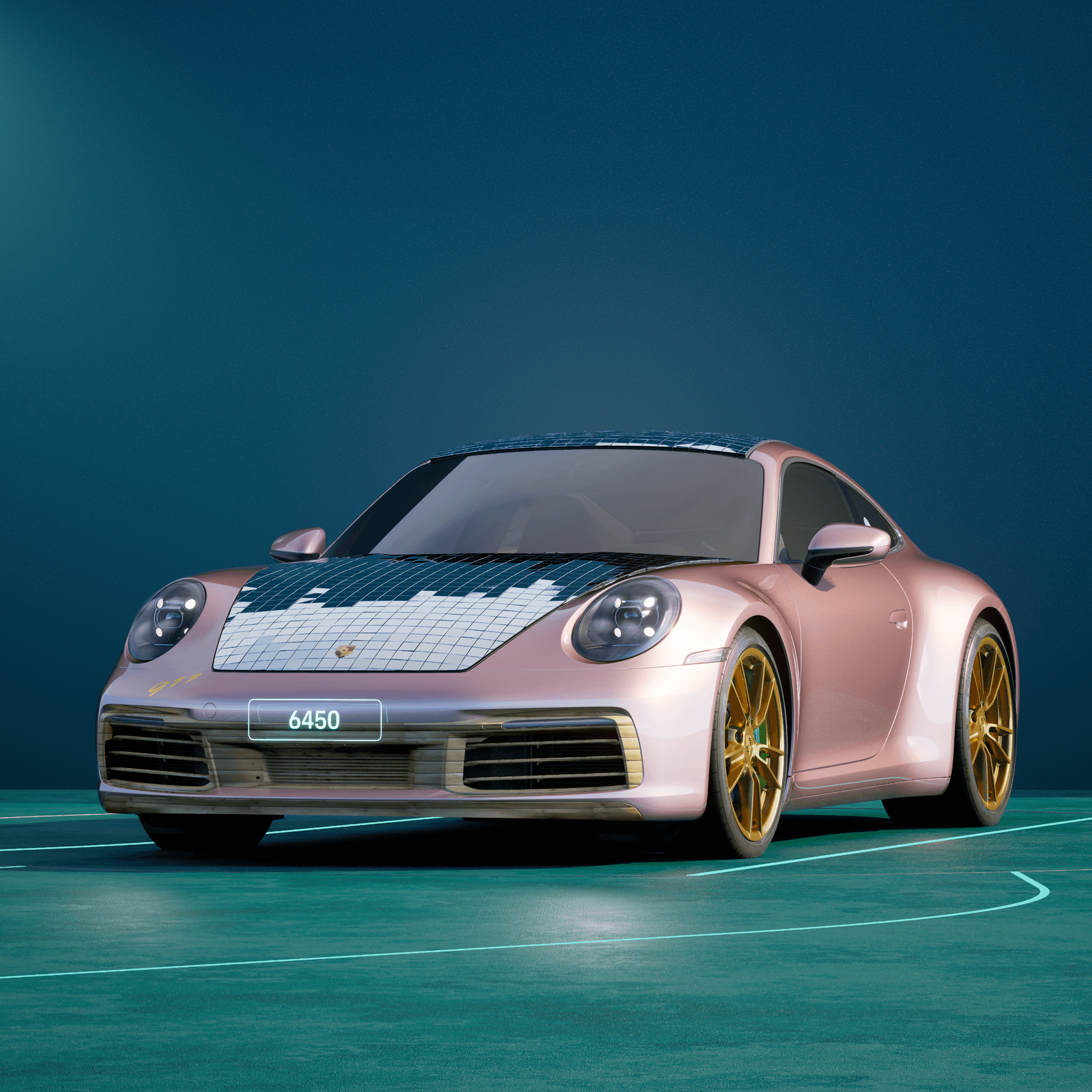 The PORSCHΞ 911 6450 image in phase