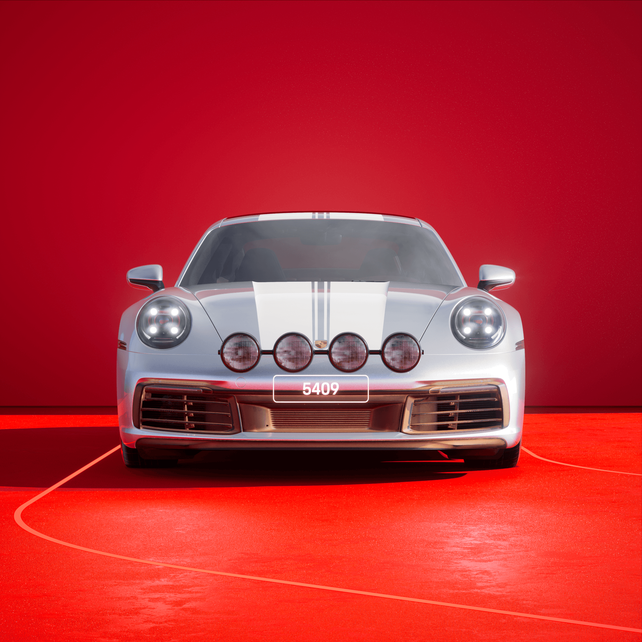The PORSCHΞ 911 5409 image in phase