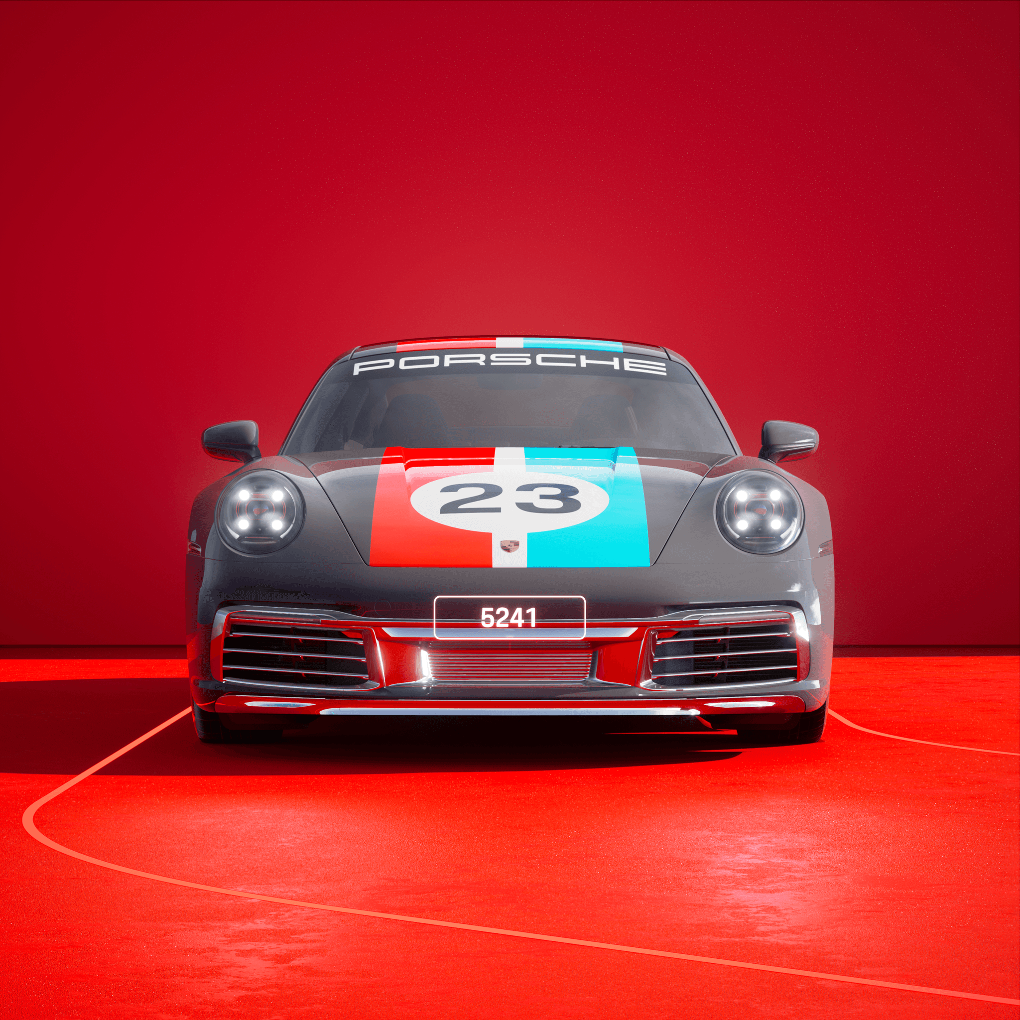The PORSCHΞ 911 5241 image in phase