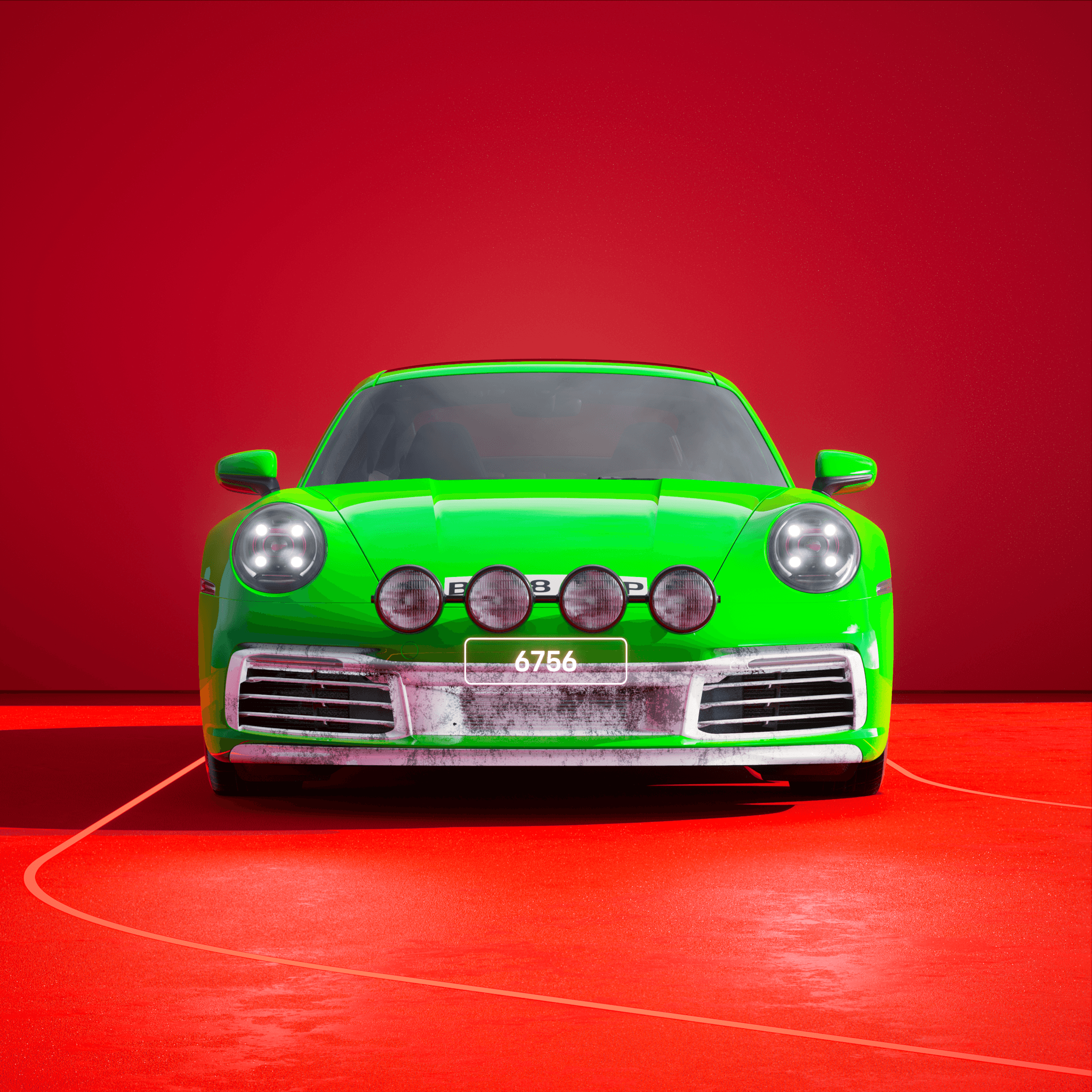 The PORSCHΞ 911 6756 image in phase