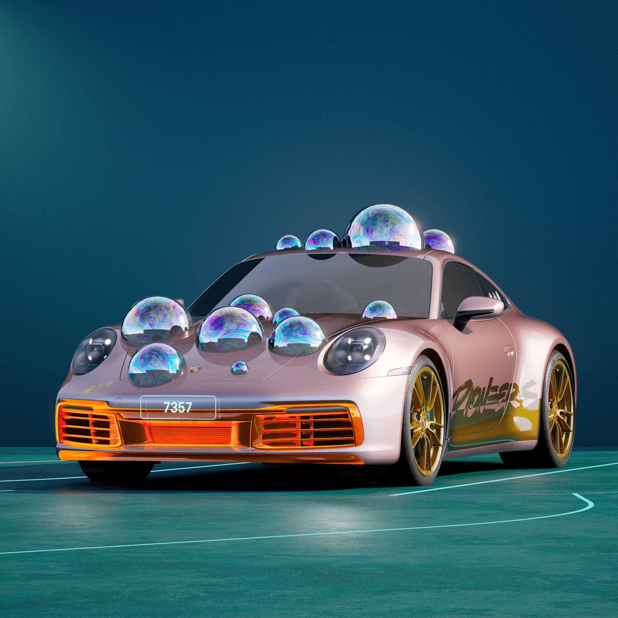 The PORSCHΞ 911 7357 image in phase