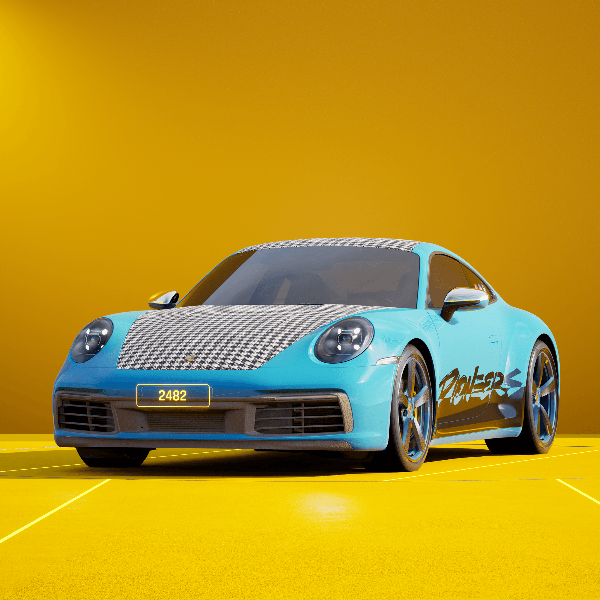 The PORSCHΞ 911 2482 image in phase
