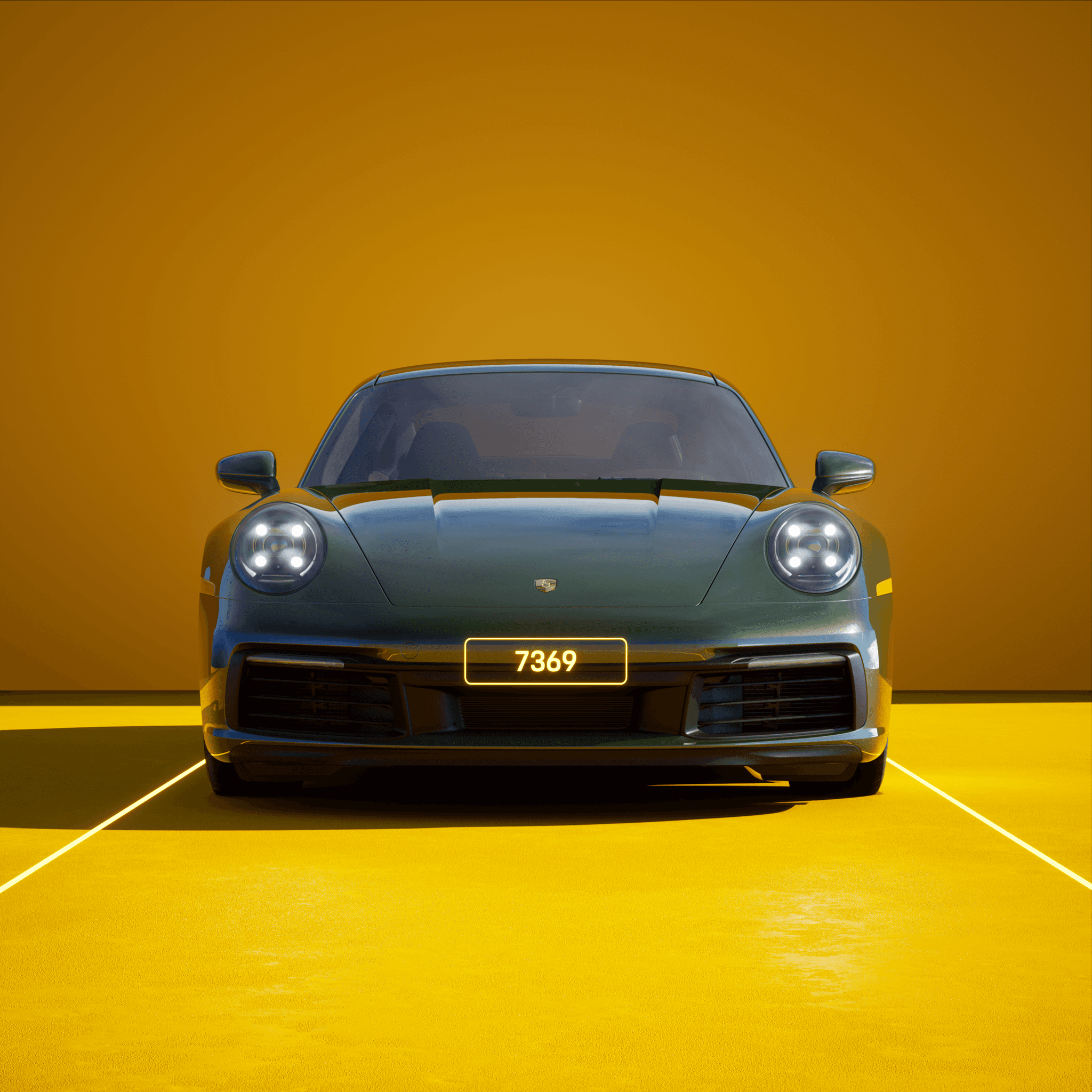The PORSCHΞ 911 7369 image in phase